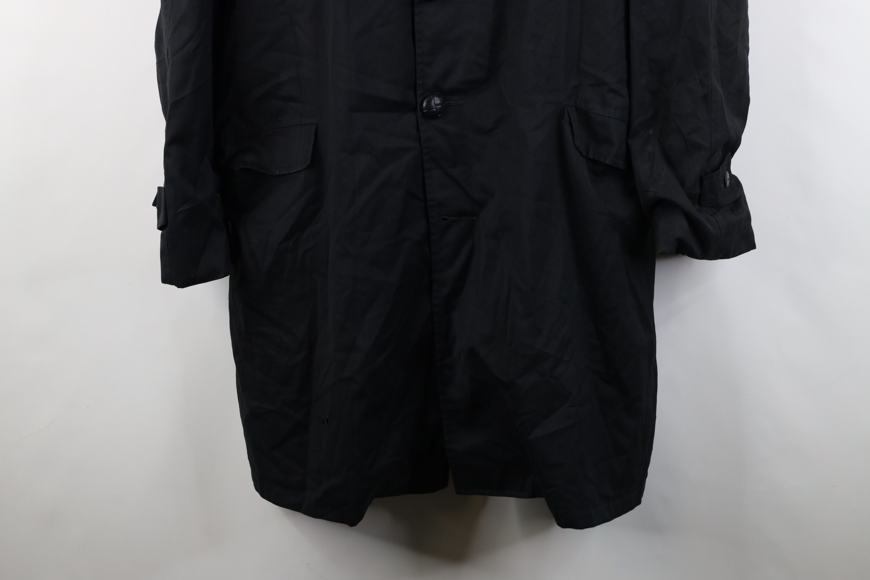 Vintage Vintage 60s 70s Streetwear Striped Trench Coat Rain Jacket Size US XL / EU 56 / 4 - 3 Thumbnail