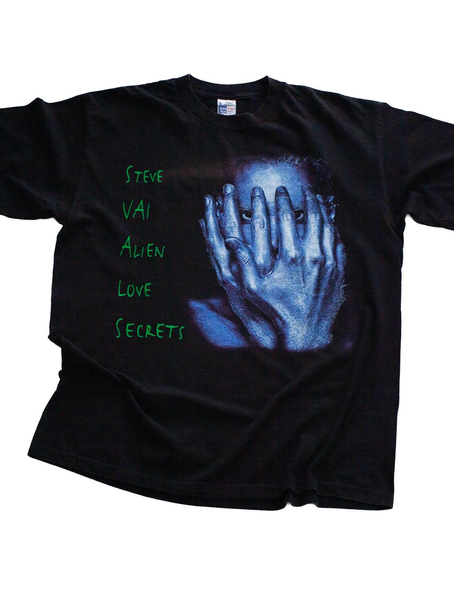 Band Tees Vintage 00s Steve Vai Bad Horsie Alien Love Secrets T-Shirt Size US XL / EU 56 / 4 - 1 Thumbnail