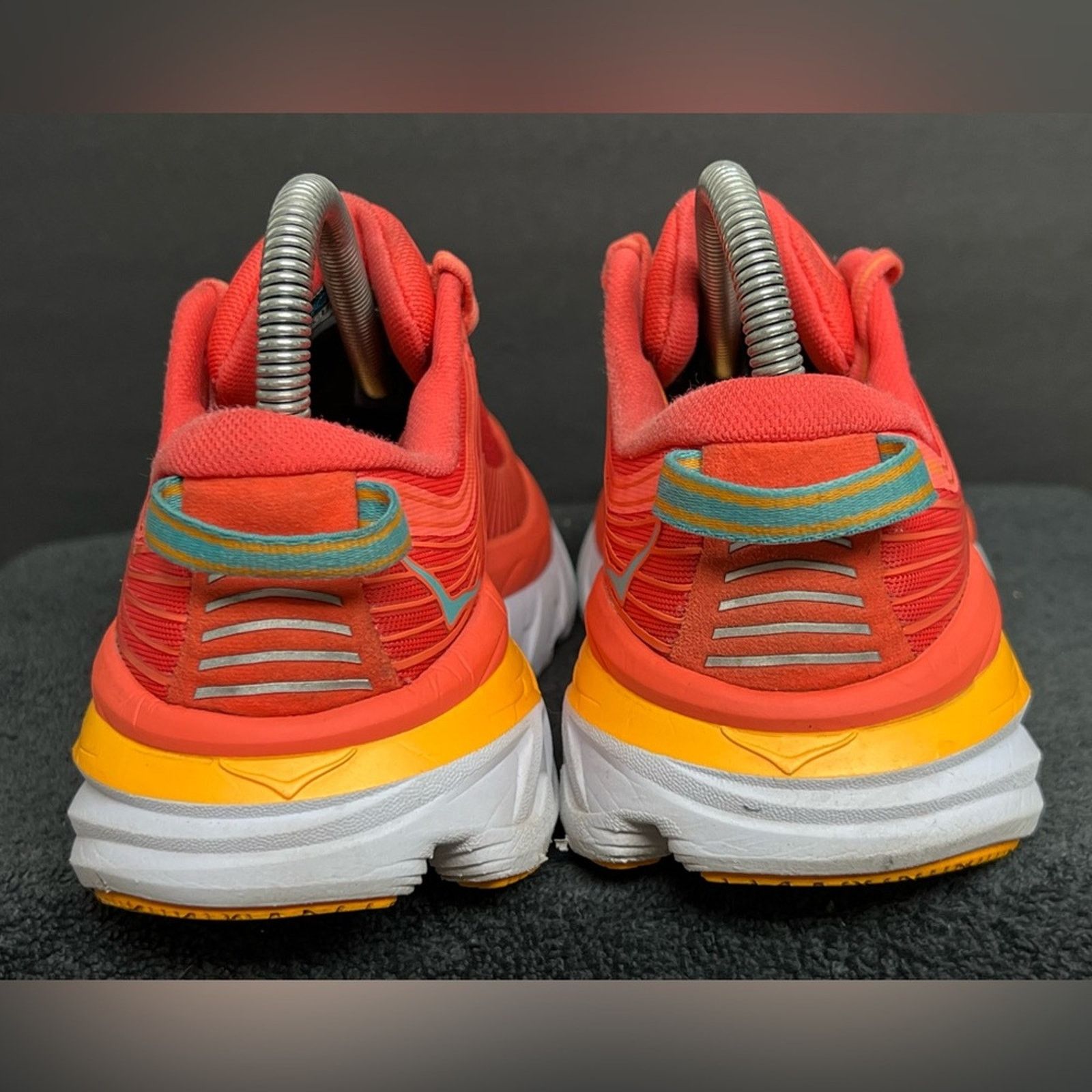 Hoka Hoka One One Womens Bondi 7 Coral Running Shoes Sneakers 6.5 Size US 6.5 / IT 36.5 - 7 Thumbnail