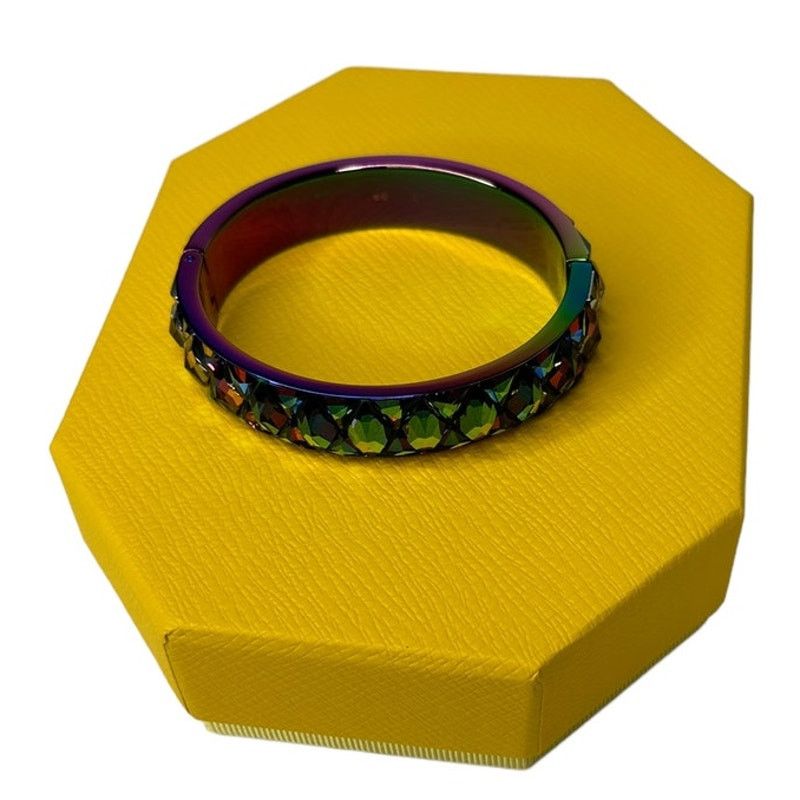 Swarovski Swarovski Curiosa bangle Multicoloured Bracelet Large Size ONE SIZE - 9 Thumbnail