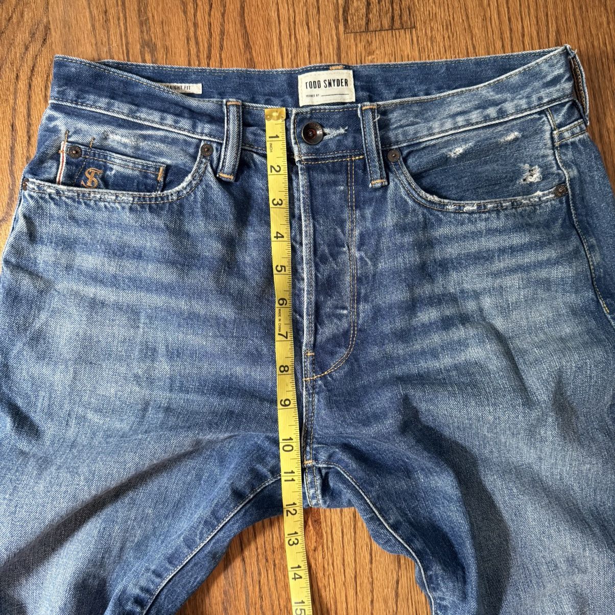Todd Snyder Todd Snyder Straight Selvedge Jean in Medium Wash Size 30/30 Size US 30 / EU 46 - 5 Thumbnail