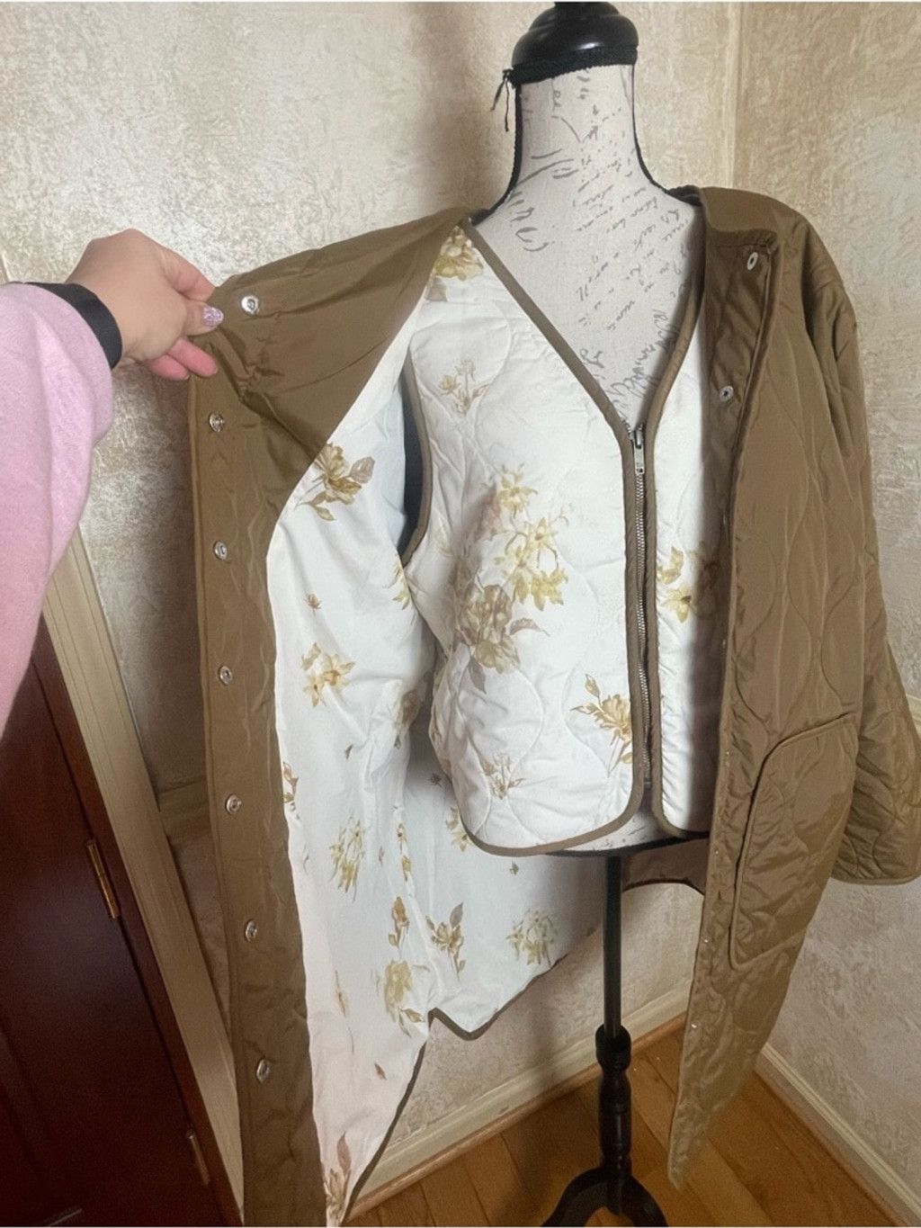 Woolrich Woolen Mills Woolrich M Quilted Jacket + Floral Vest Duo Limited Gorpcore Size M / US 6-8 / IT 42-44 - 5 Thumbnail