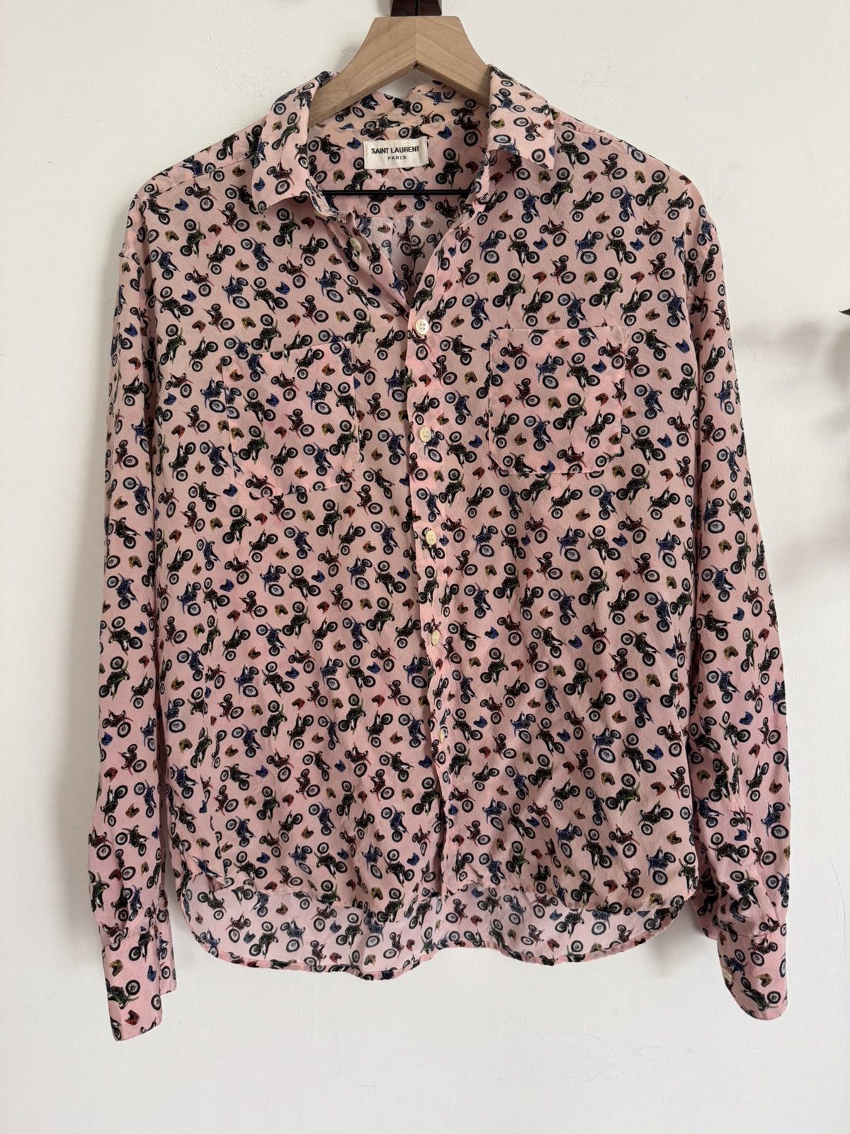 Saint Laurent Paris Motorcycle shirt 41 Size US L / EU 52-54 / 3 - 1 Thumbnail