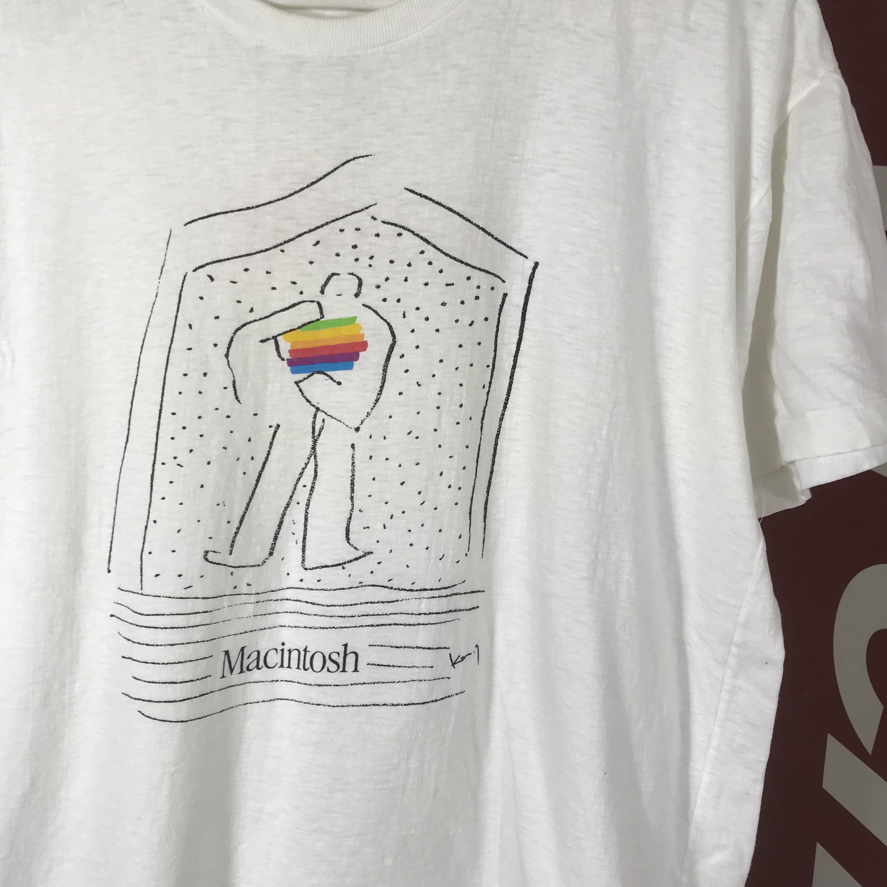 Apple Vintage apple mac computers tee Size US L / EU 52-54 / 3 - 3 Thumbnail