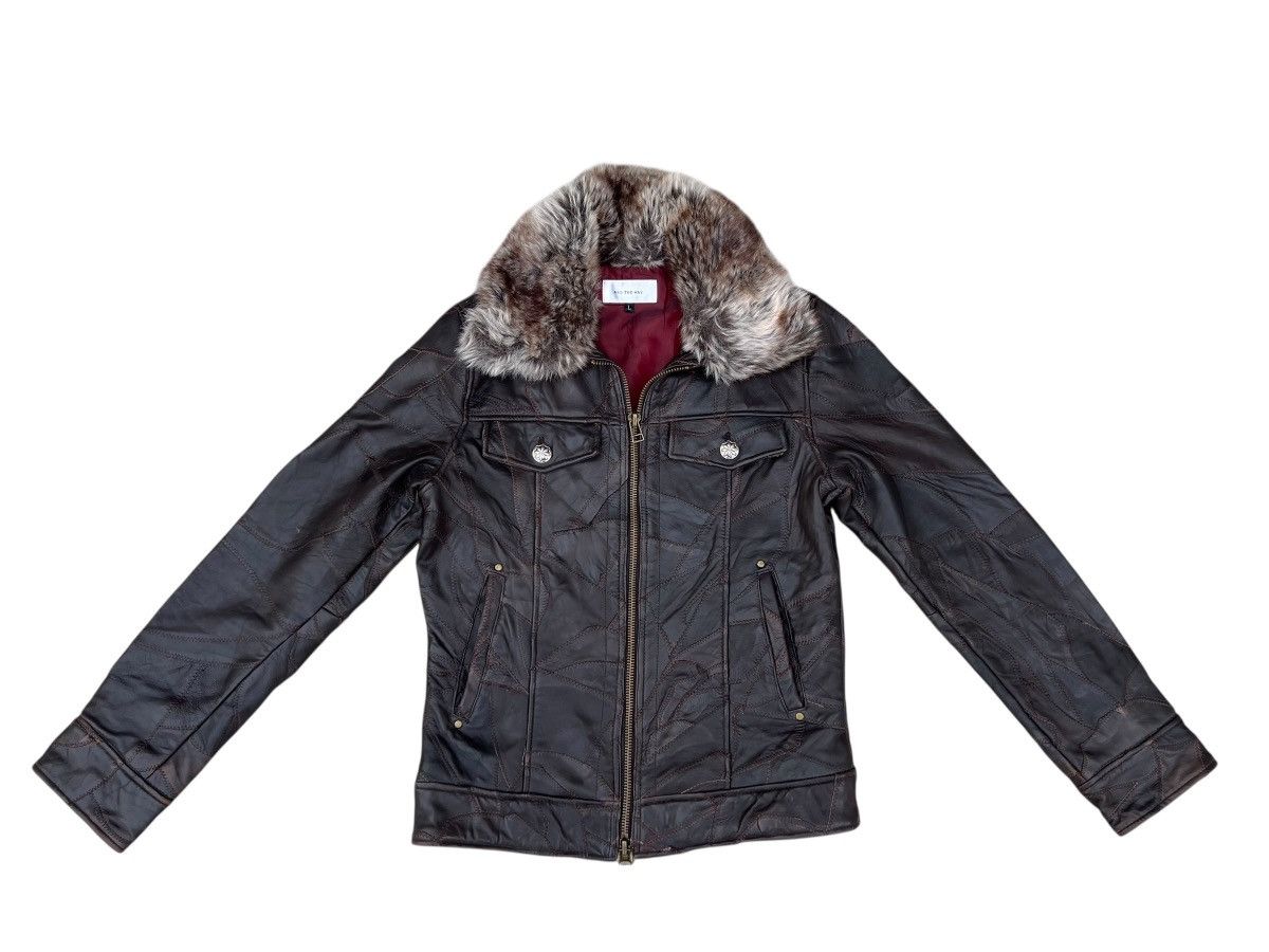 If Six Was Nine Faux Fur Patchwork Sheepskin Leather Jacket All The Way Size US S / EU 44-46 / 1 - 3 Thumbnail