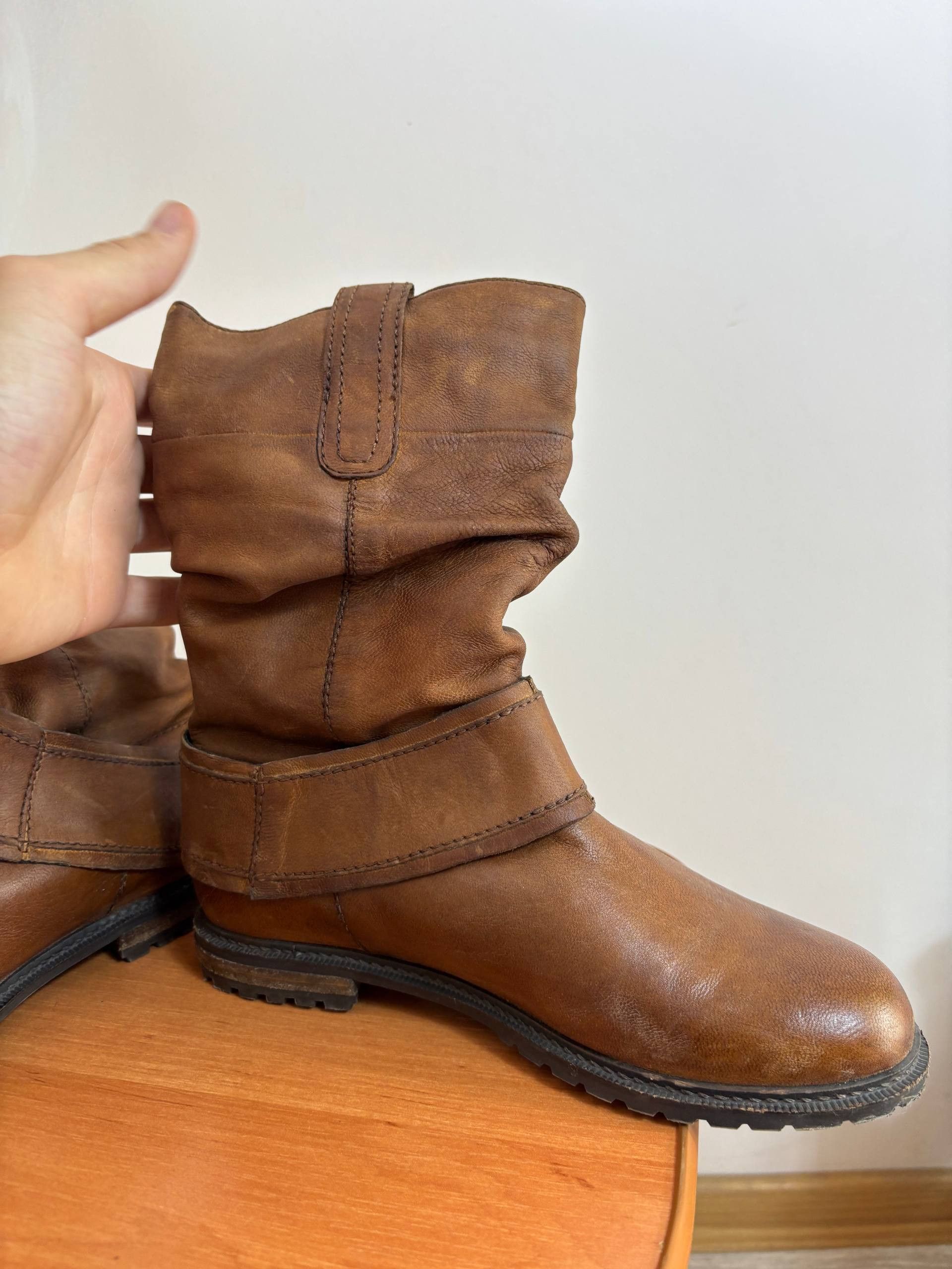A.S.98 AS 98 Airstep style Fade Leather Ankle High Boots Size US 7 / IT 37 - 6 Thumbnail