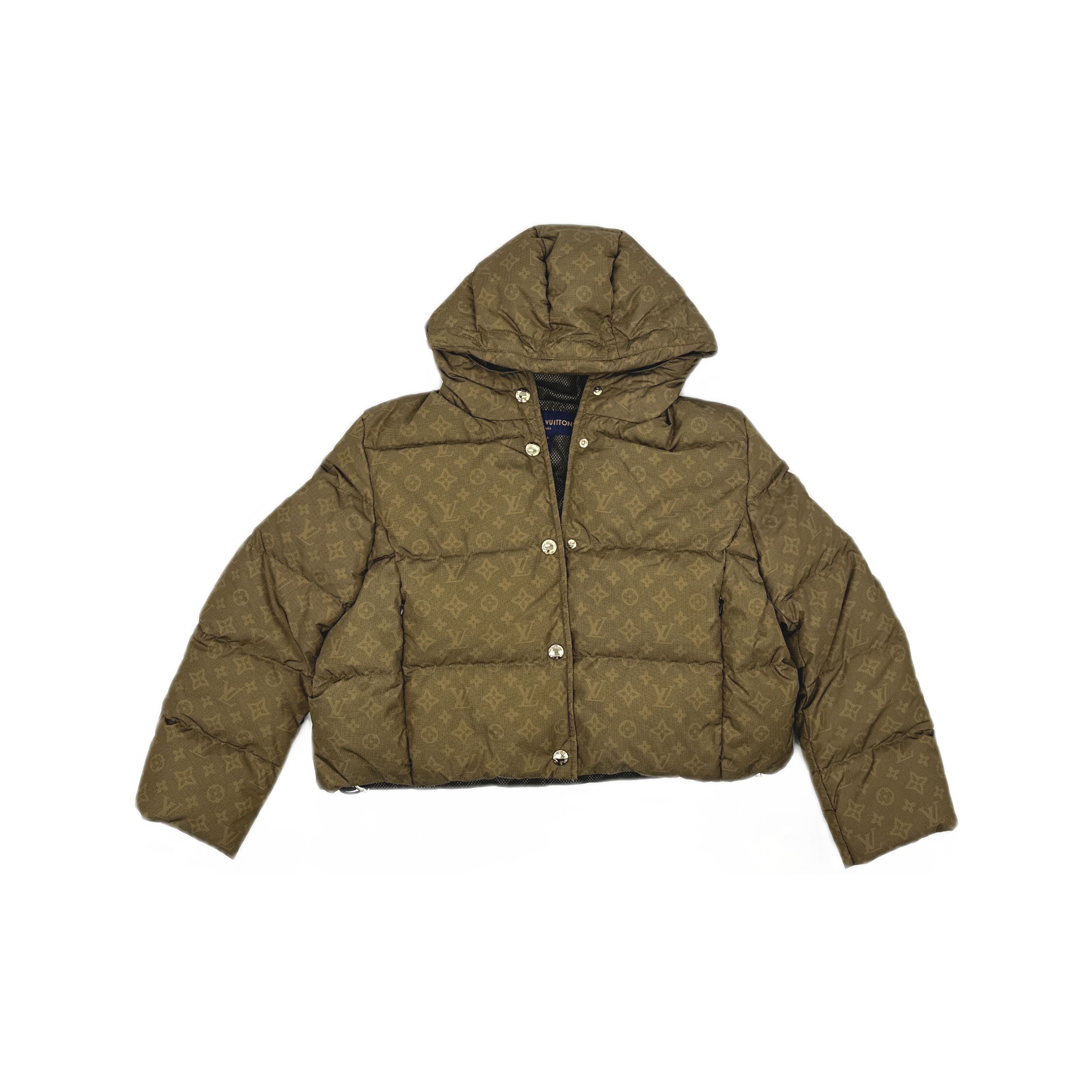 Louis Vuitton Louis Vuitton Monogram Hooded Down Jacket 34 Size XS / US 0-2 / IT 36-38 - 1 Thumbnail