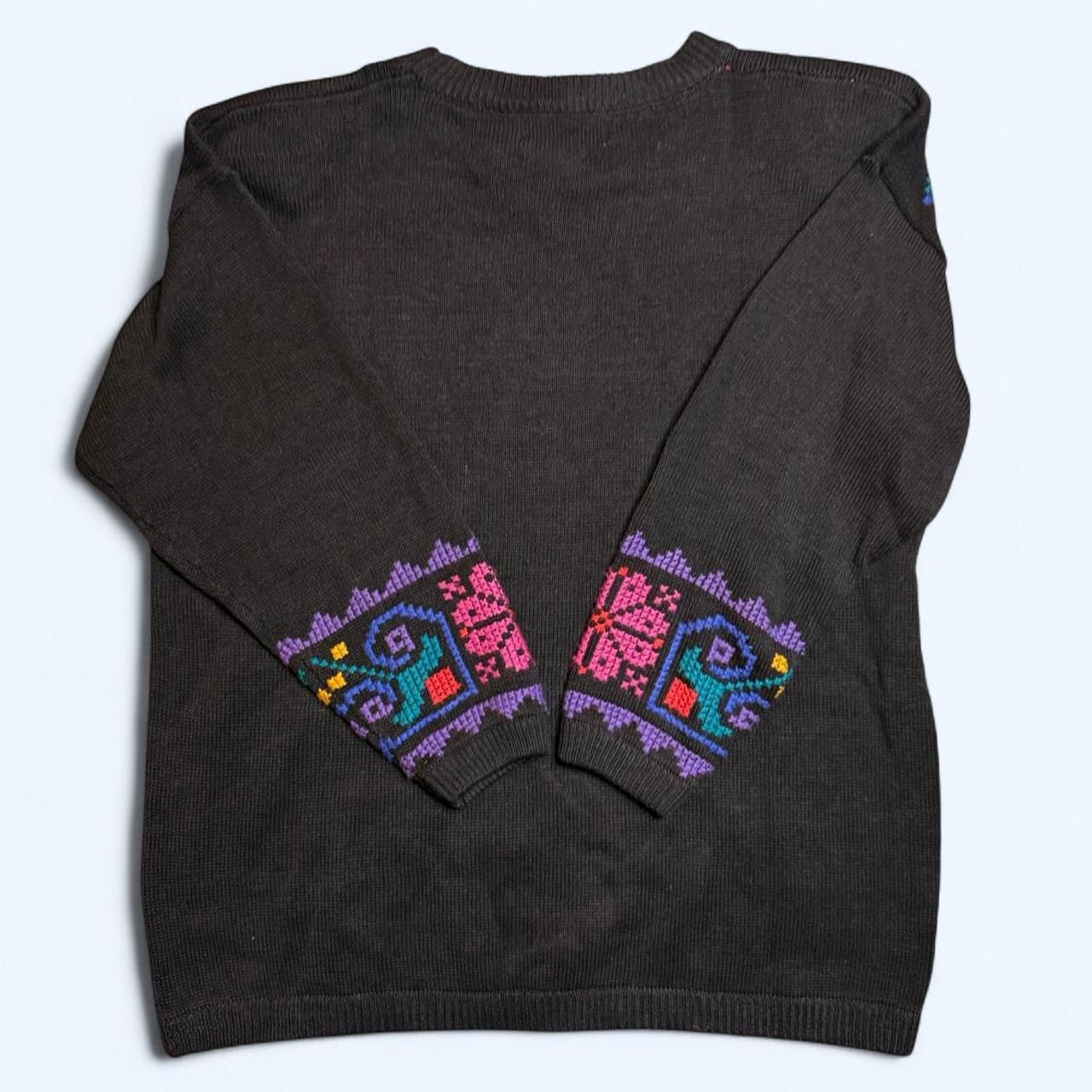 Other Vintage 1980s Knit Sweater Chelsea Way Size M / US 6-8 / IT 42-44 - 6 Thumbnail