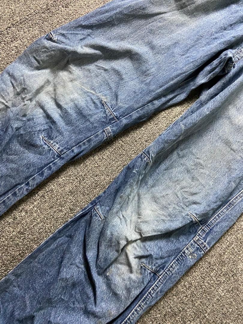 Japanese Brand Zack Styles Gold Denim Long Sleeve Overalls (186) Size US 38 / EU 54 - 9 Thumbnail