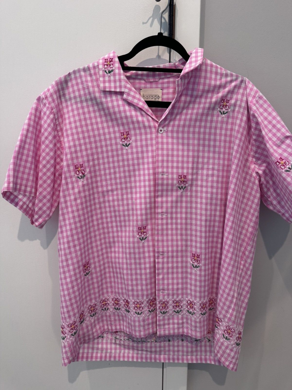 HARAGO Hand madd short sleeve button down Size US L / EU 52-54 / 3 - 1 Thumbnail