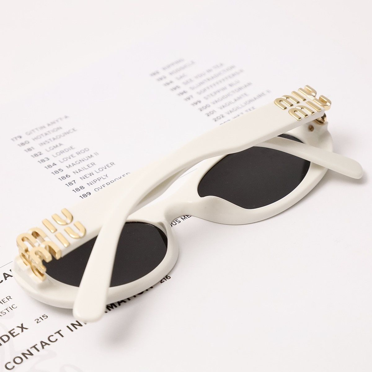Miu Miu MIU MIU 0MU 06ZS SUNGLASSES Size ONE SIZE - 7 Thumbnail