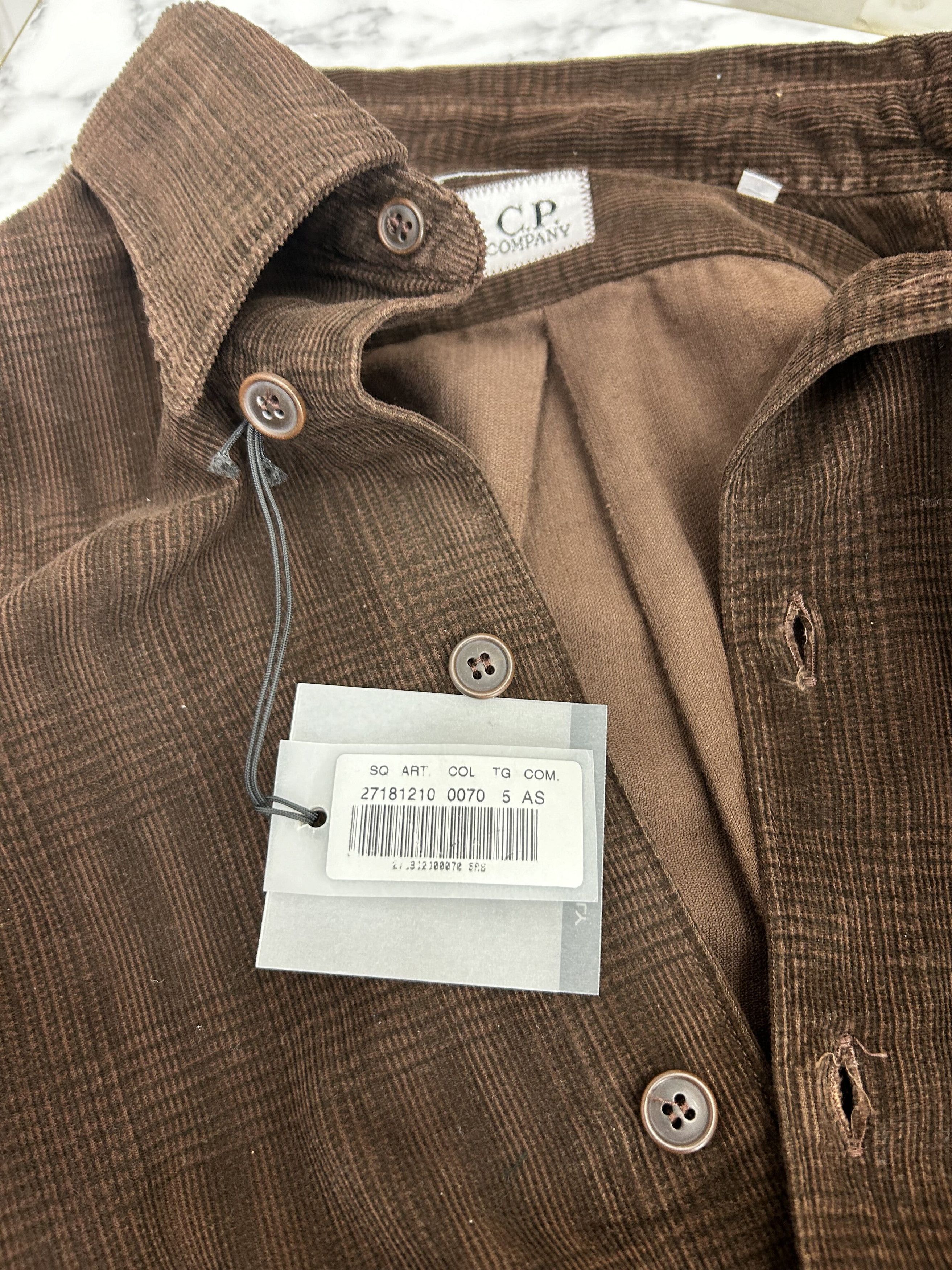 C.P. Company CP Company Brown P.o.W Check Shirt Size US XXL / EU 58 / 5 - 4 Thumbnail