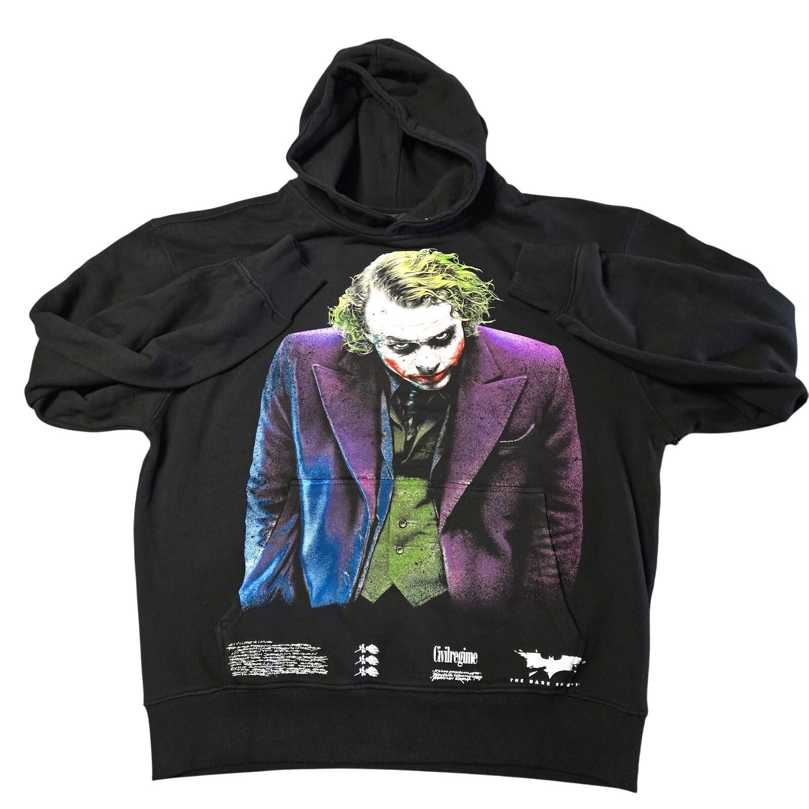 Civil Regime Civil Regime Sz Large Batman Heath Ledger Jokers World Hood Size US L / EU 52-54 / 3 - 6 Thumbnail