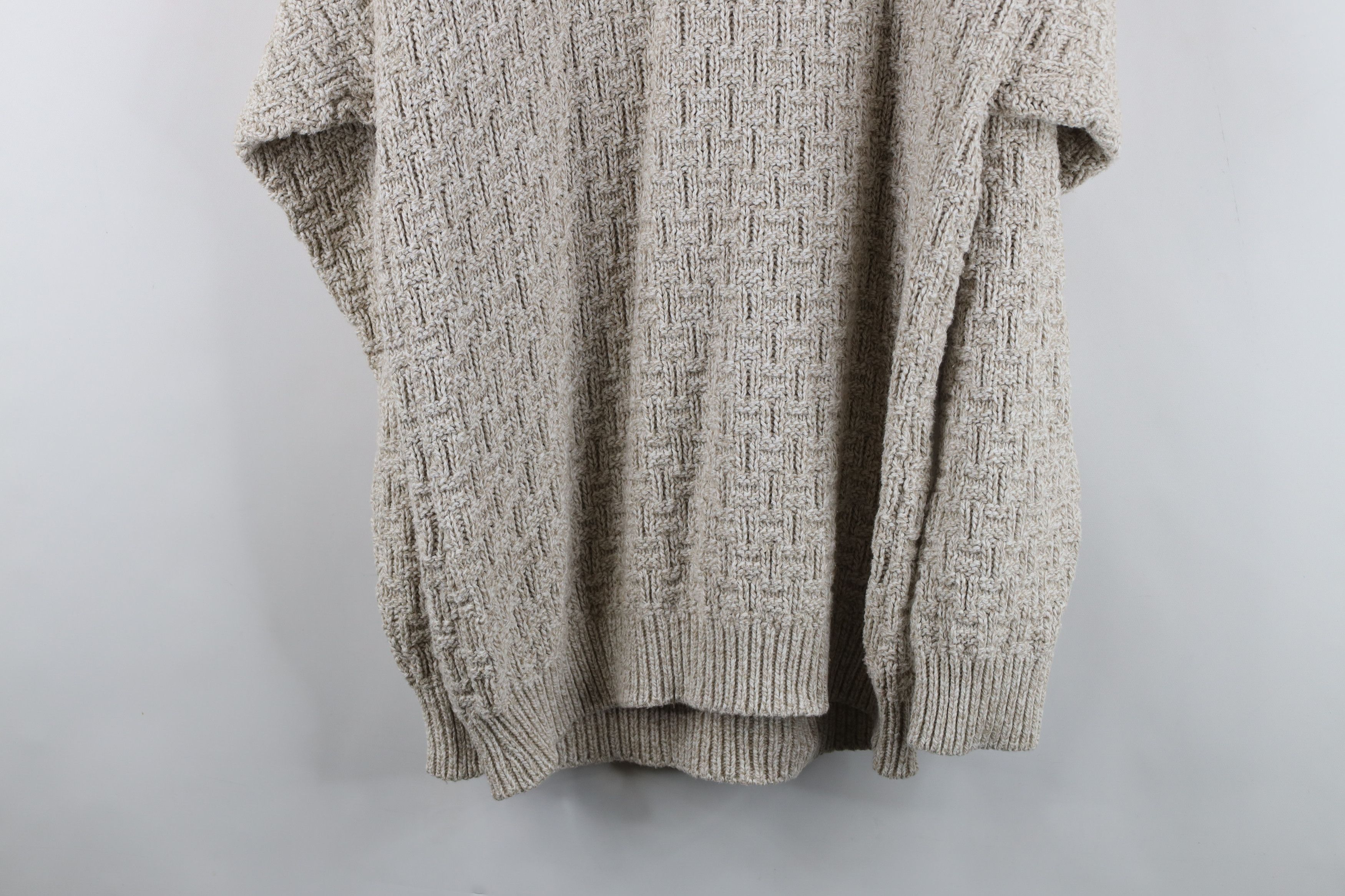Eddie Bauer Vintage 90s Eddie Bauer Cross Weave Knit Sweater Beige USA Size US M / EU 48-50 / 2 - 10 Thumbnail