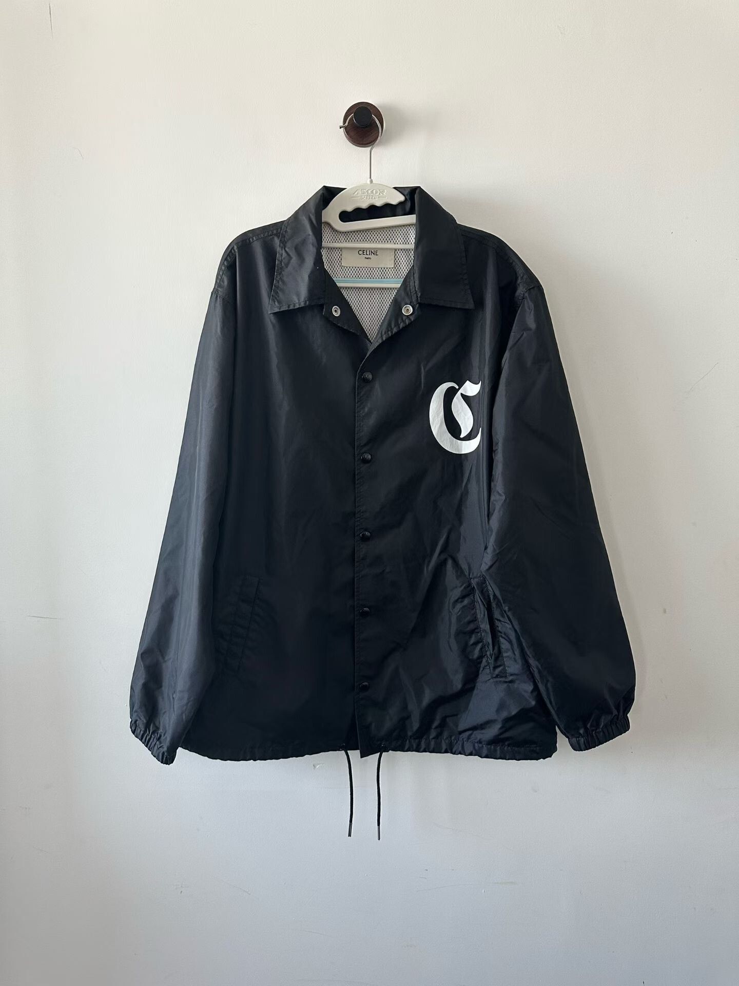 Celine Celine Black Nylon Jacket Size US S / EU 44-46 / 1 - 1 Thumbnail