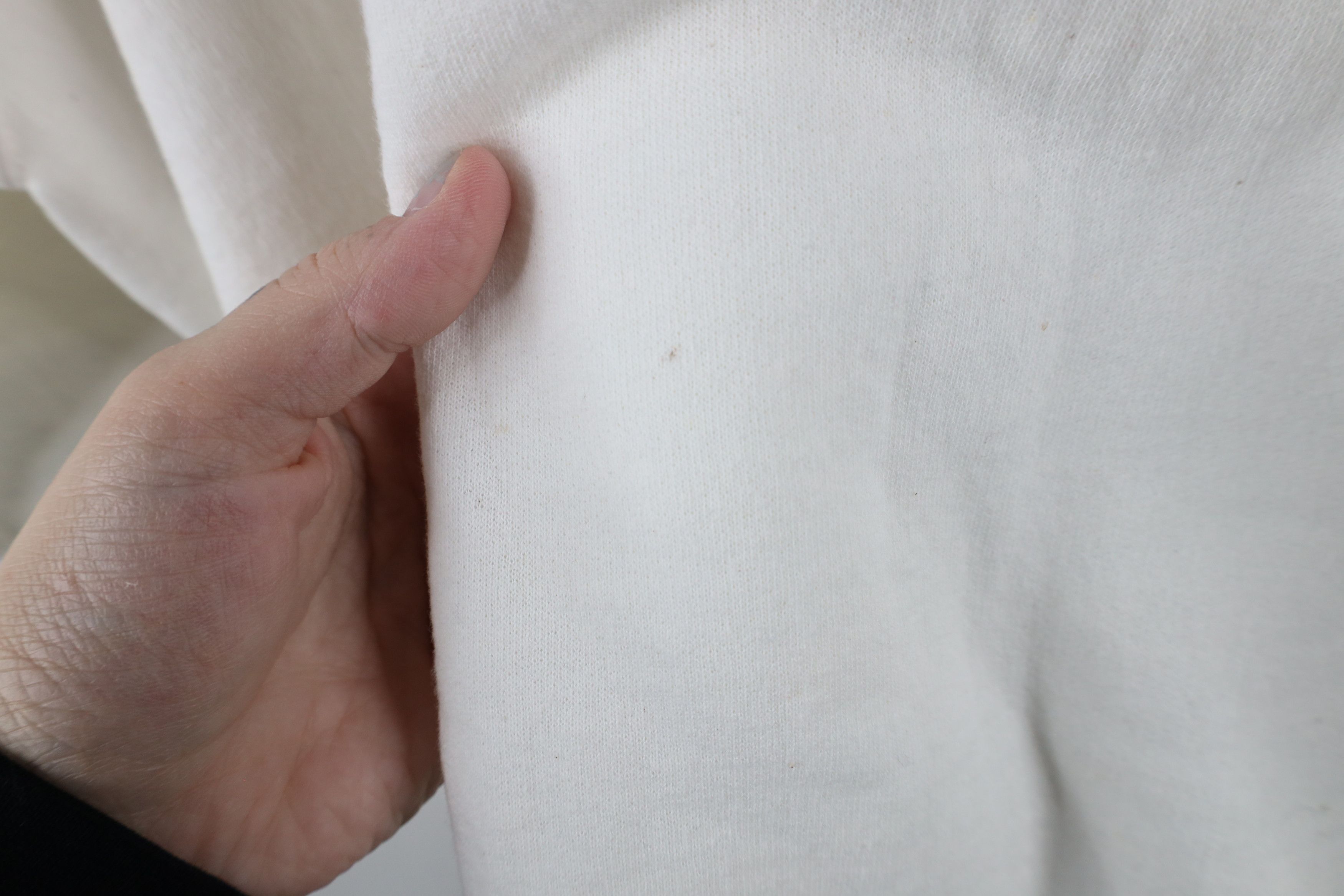Vintage Vintage 90s Streetwear Blank Crewneck Sweatshirt White Size US XXL / EU 58 / 5 - 9 Thumbnail
