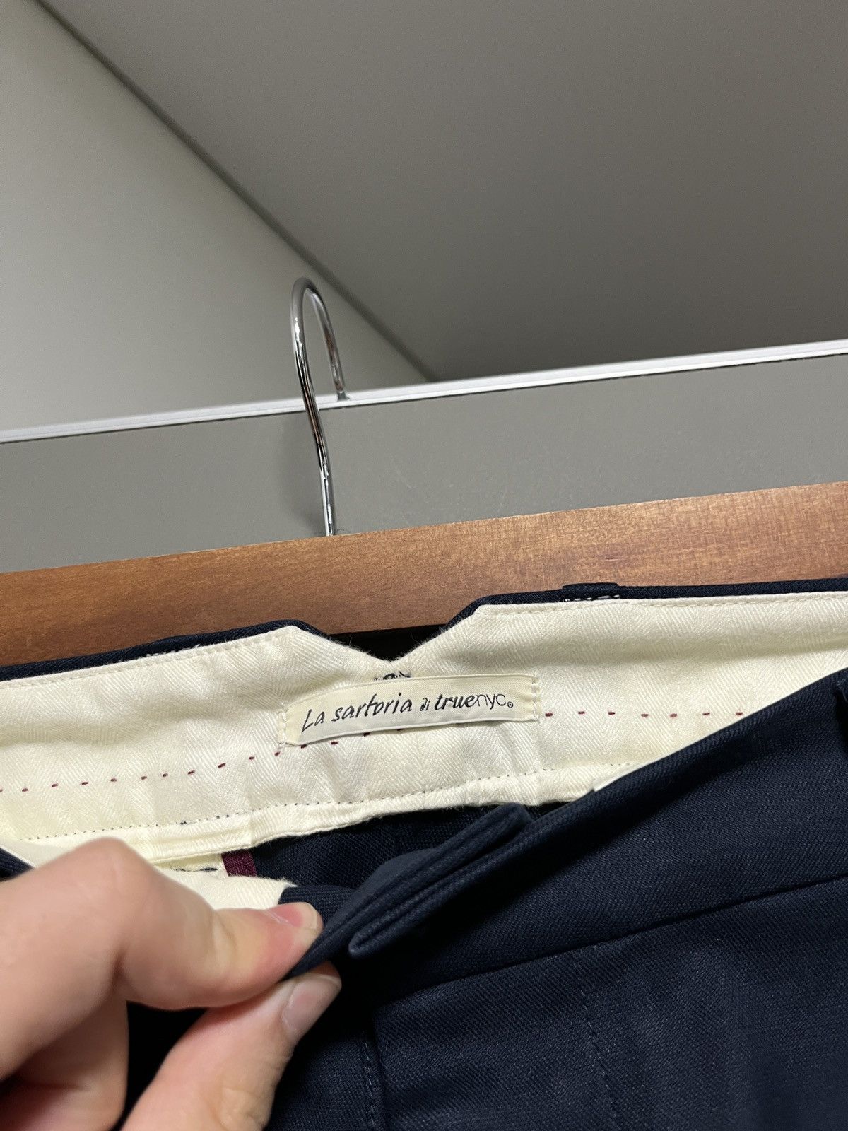 Handmade La Sartoria Di True NYC Heavy Handmade Chino Pants Size US 36 / EU 52 - 7 Thumbnail