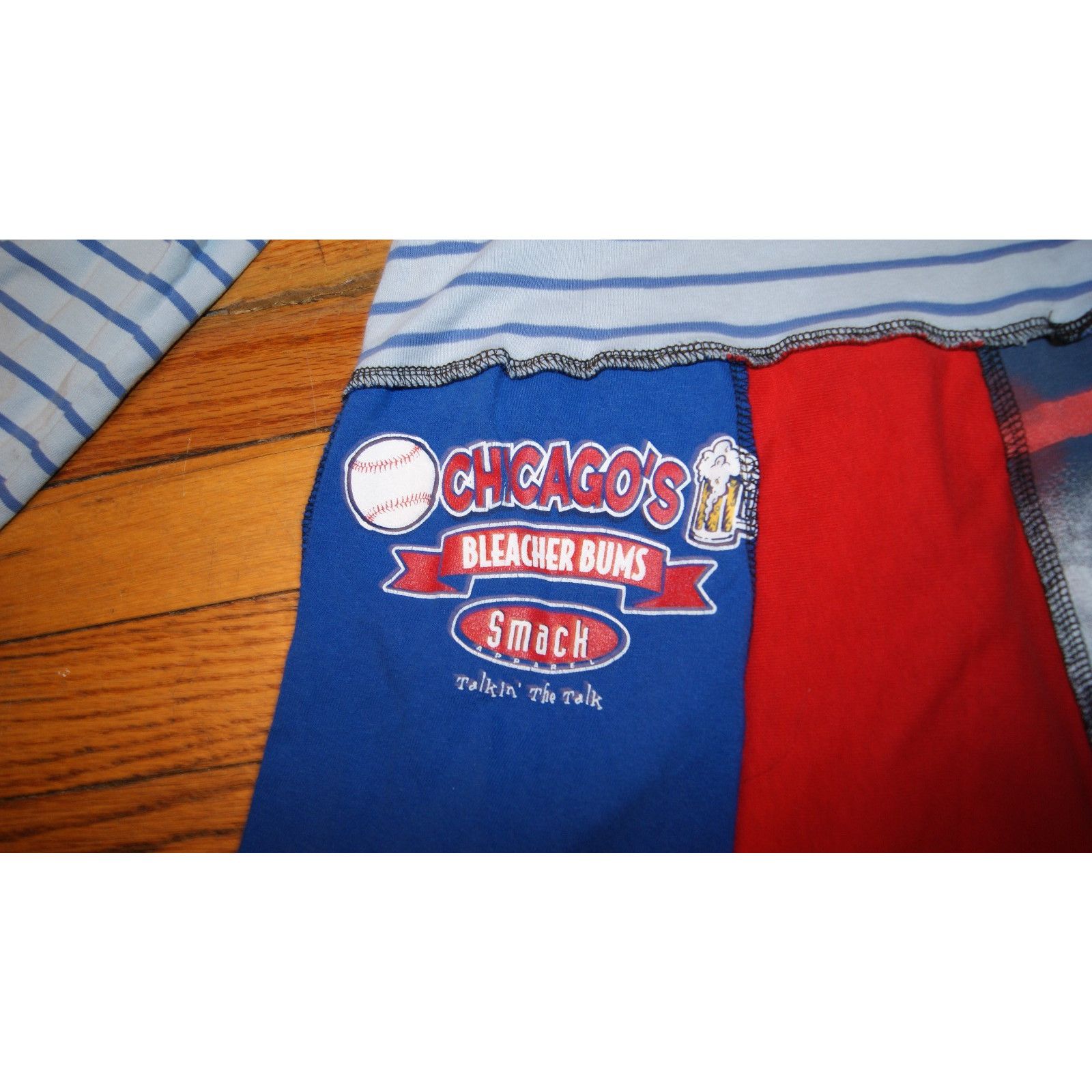 Handmade Chicago Cubs Boho Womens L Long Sleeve Shirt Dress Handmade Size L / US 10 / IT 46 - 7 Thumbnail