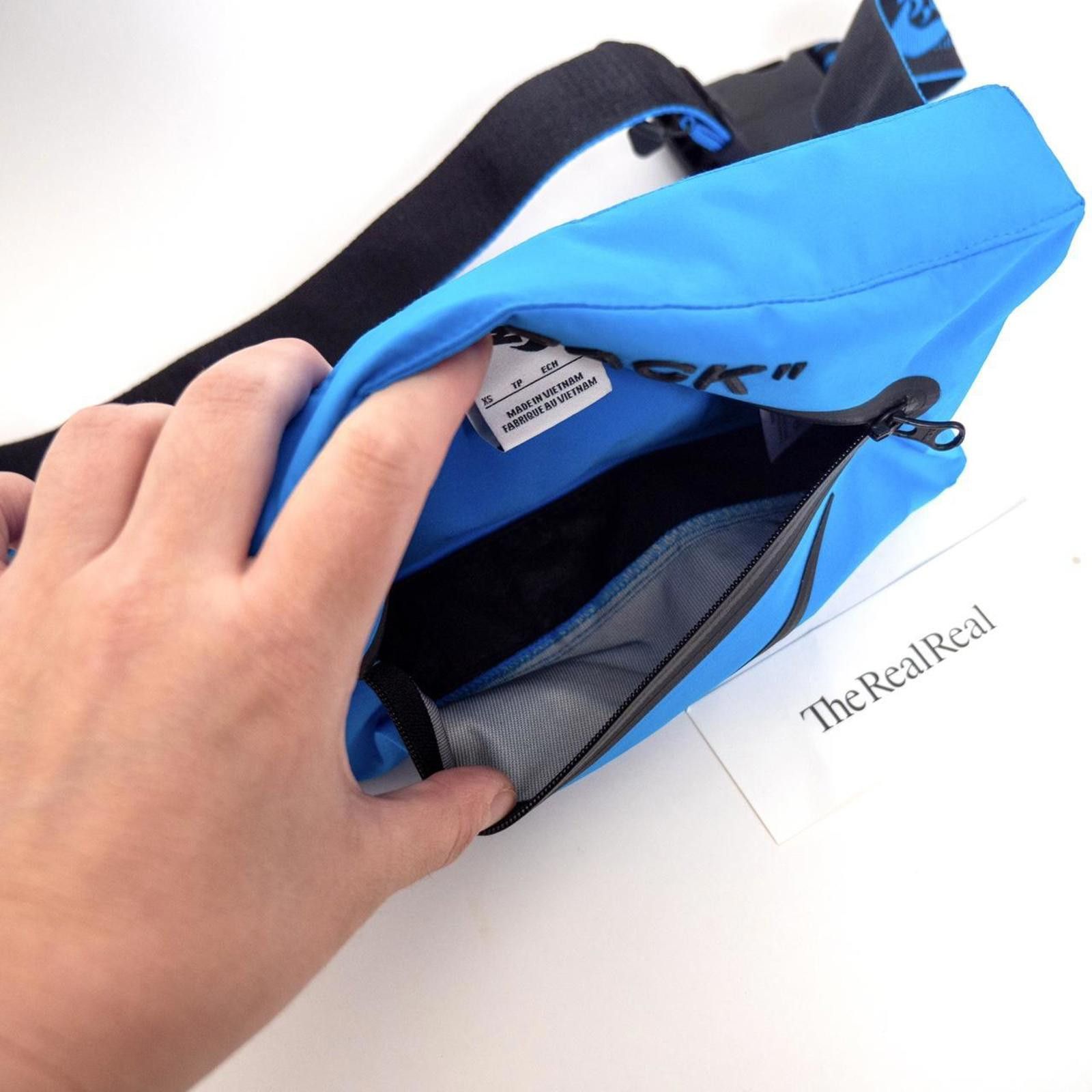 Nike Nike x Off-White KEEP BACK Fanny Pack Blue Logo Strap Size ONE SIZE - 6 Thumbnail