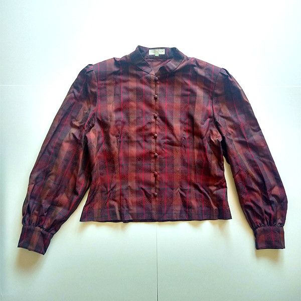 Burberry Vintage 1980's Burberry Burberrys 2-Piece Top Skirt Check Size ONE SIZE - 4 Thumbnail