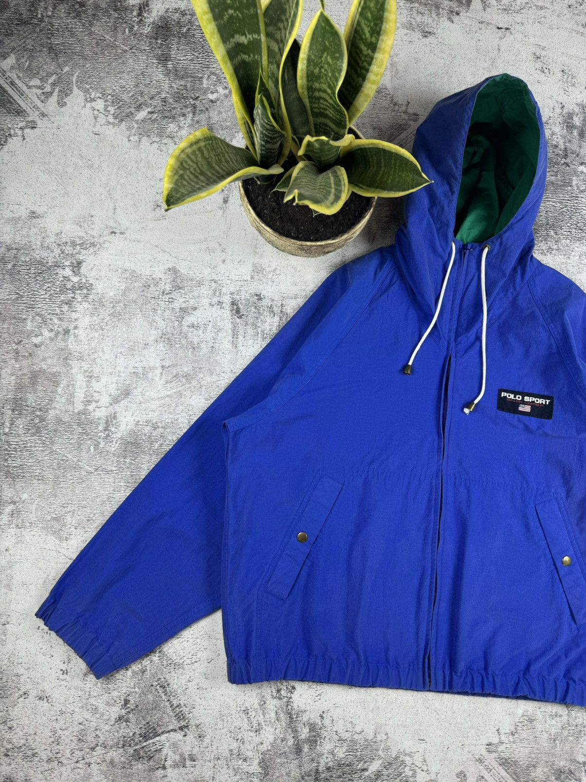 Polo Ralph Lauren 90S Polo Sport Ralph Lauren PRL Blue Active Light Jacket Size US S / EU 44-46 / 1 - 2 Thumbnail
