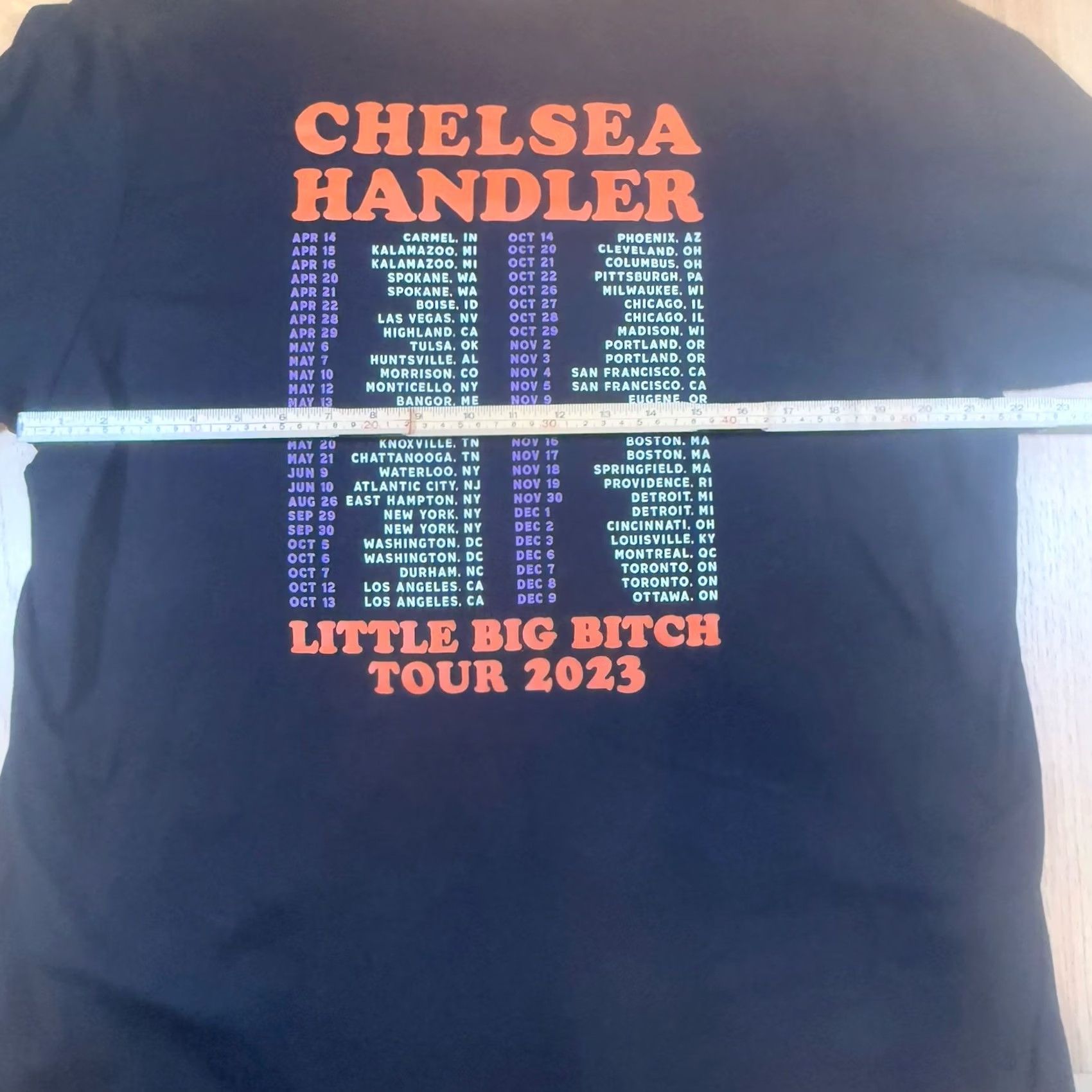 Vintage Chelsea Handler Canvas Mens 2XL Tour Shirt Black Vintage 2023 Funny Mens Size US XXL / EU 58 / 5 - 7 Thumbnail