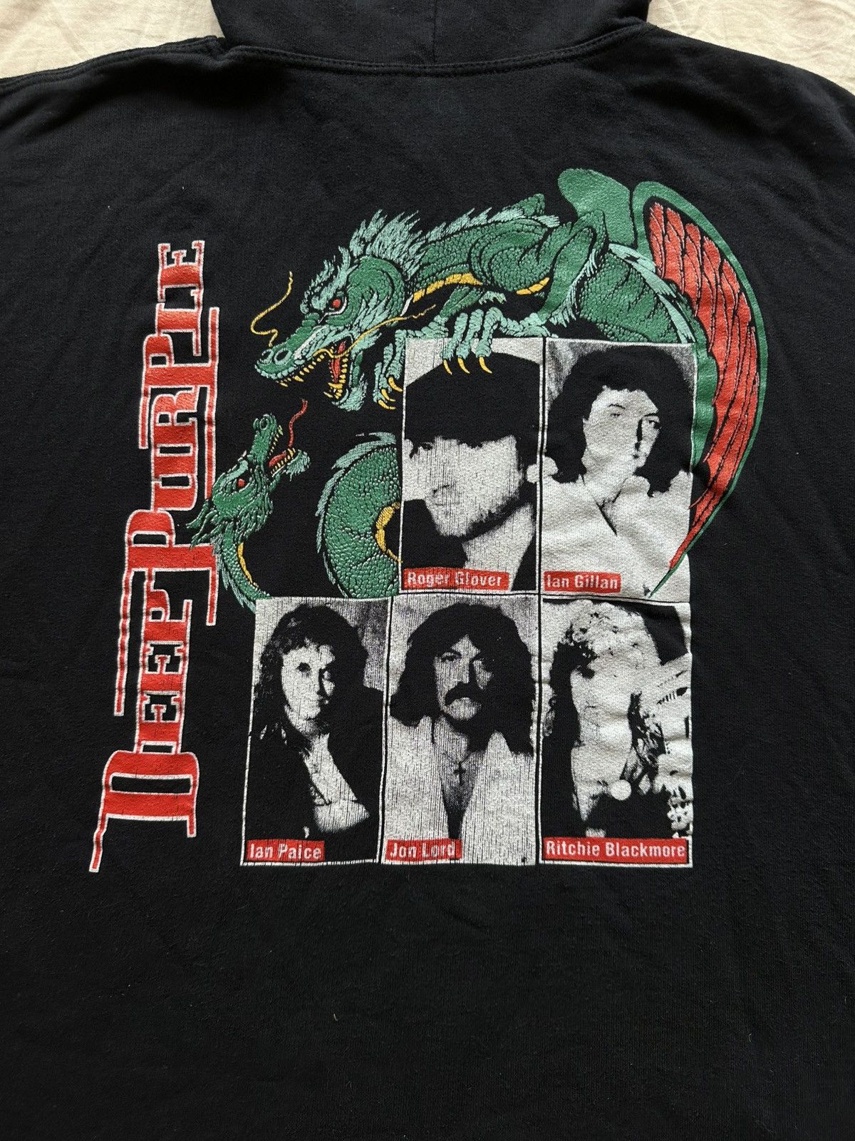 Band Tees Deep Purple vintage 1993-1994 hoodie Size US L / EU 52-54 / 3 - 5 Thumbnail