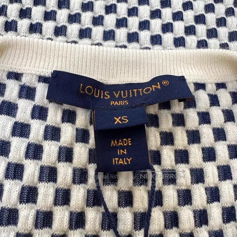 Louis Vuitton Louis Vuitton SS24 Checker Knit Wool Short Sleeve Size XS / US 0-2 / IT 36-38 - 5 Thumbnail