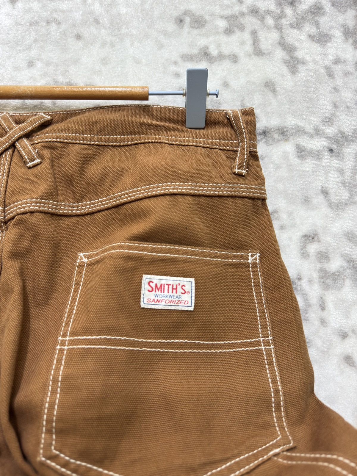 Vintage Vintage Smith’s Carpenter Brown Plaid Lined Workwear Fit Size US 31 - 14 Thumbnail