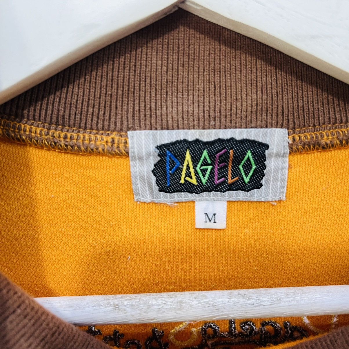 Vintage Vintage pagelo 90's sweatshirt halfzip big logo embroidery Size US M / EU 48-50 / 2 - 6 Thumbnail
