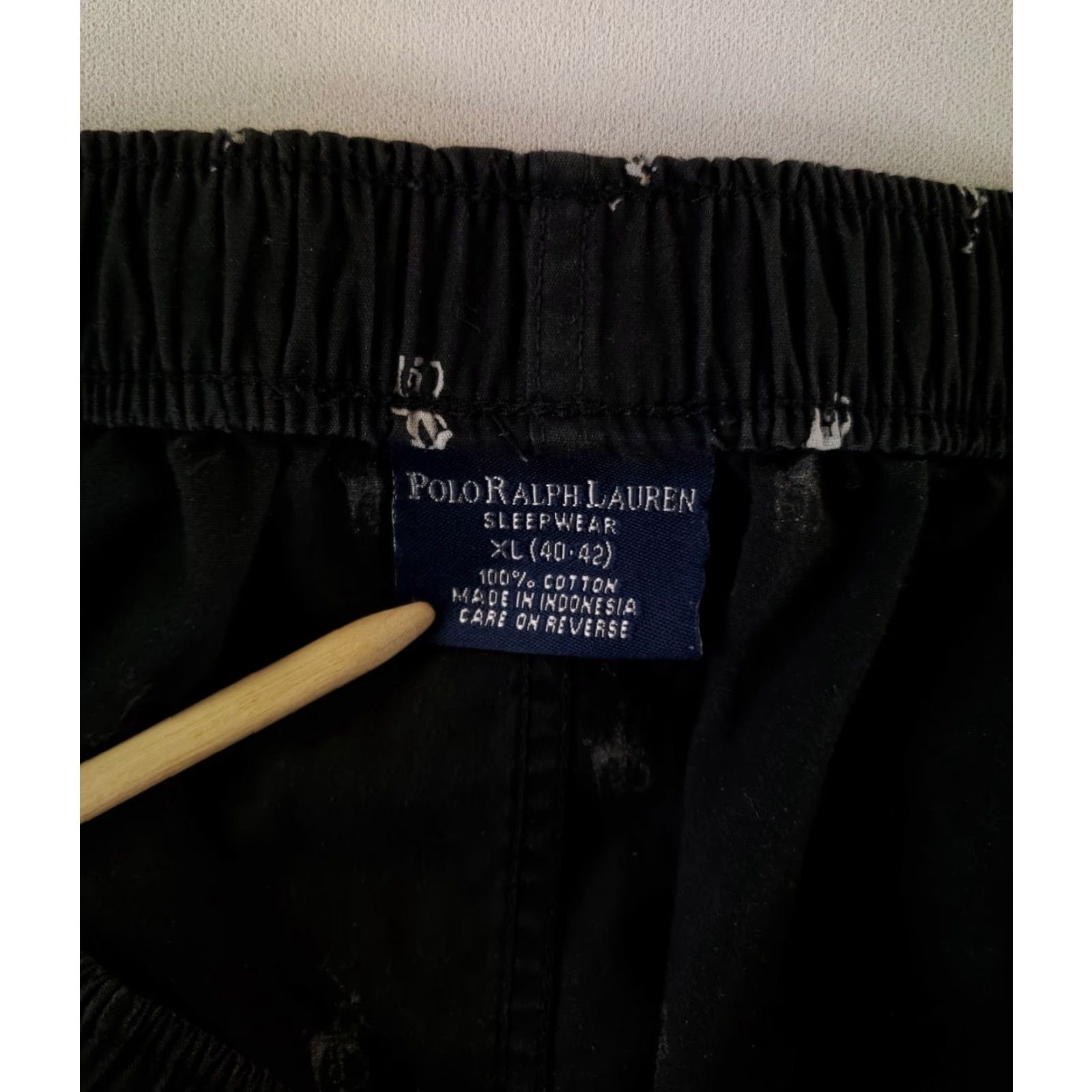 Polo Ralph Lauren Polo Ralph Lauren Lounge Pants AOP Sleepwear Black White Pony Mens XL Size US XL / EU 56 / 4 - 3 Thumbnail