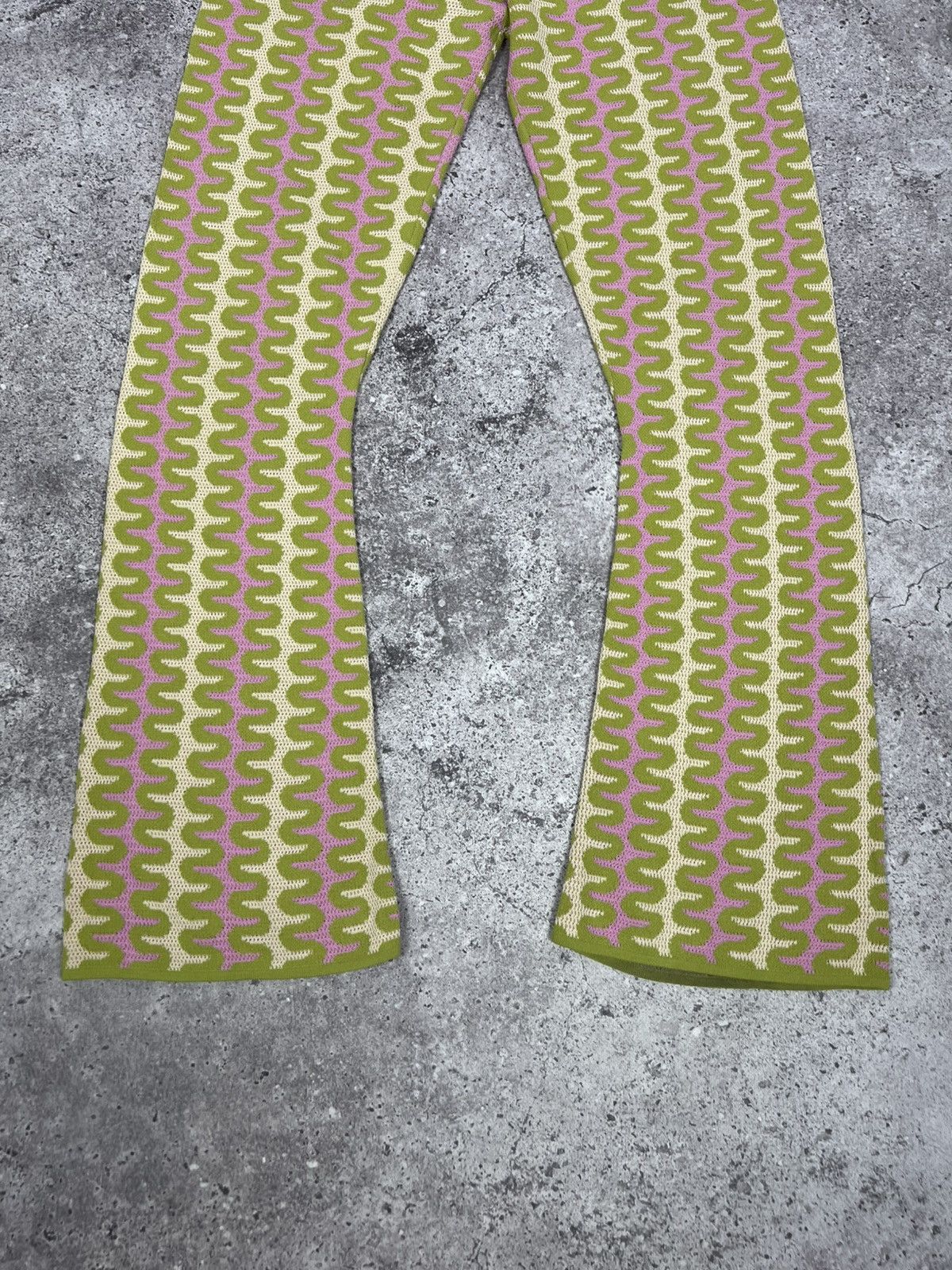 Sandro Sandro Paris Guerin Flare Pants Knit Multicolor Size 26" / US 2 / IT 38 - 3 Thumbnail