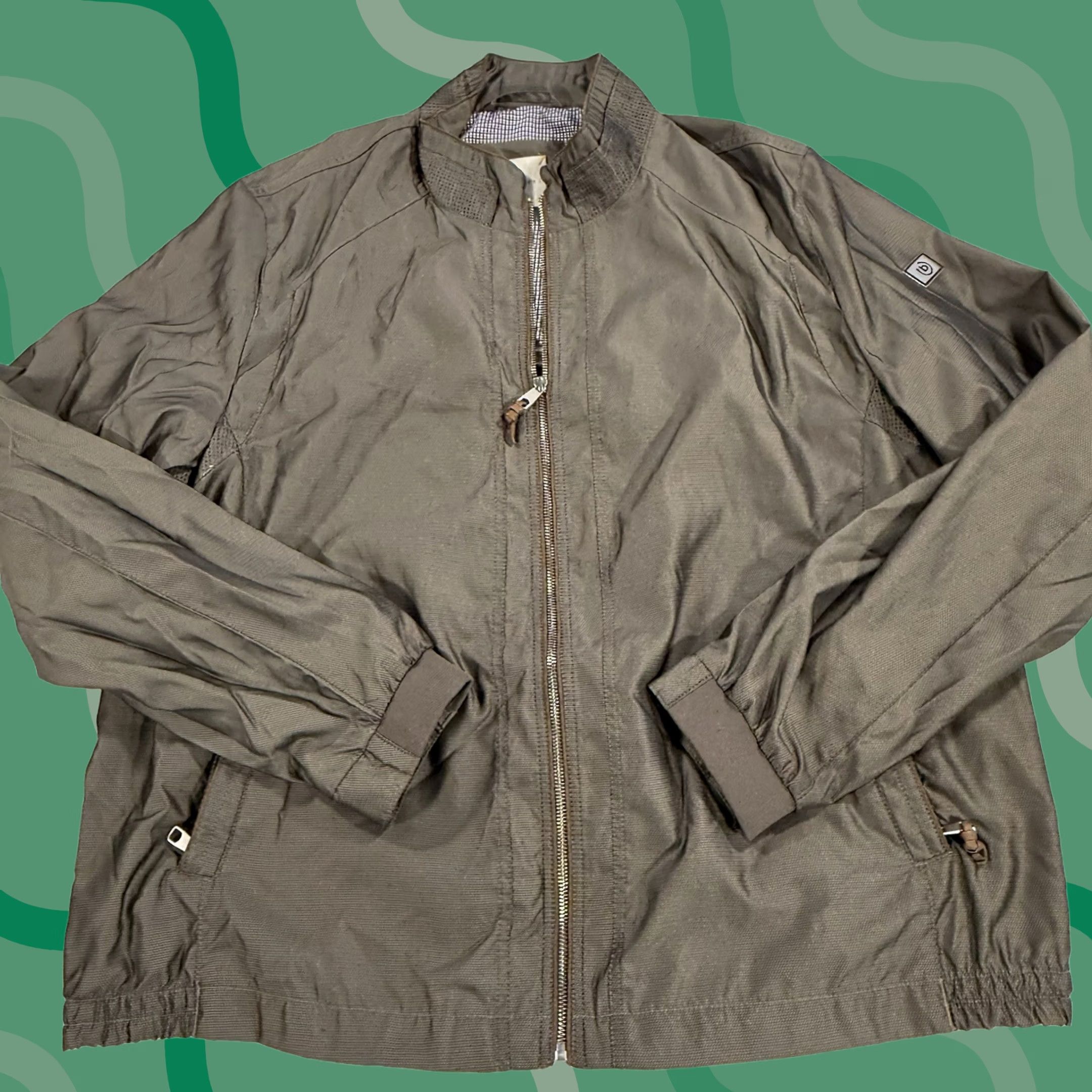 Bugatti Bugatti Jacket Mens 50 Regular Brown Full Zip Rain Coat Blouson 50R Size US M / EU 48-50 / 2 - 1 Thumbnail