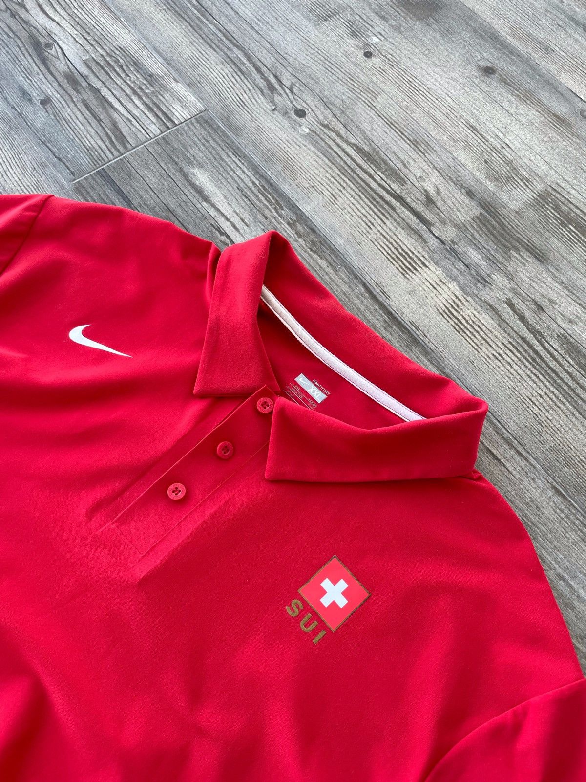 Nike Nike Roger Federer RF 2008 Beijing Davis Cup Tennis Shirt Size US XXL / EU 58 / 5 - 4 Thumbnail