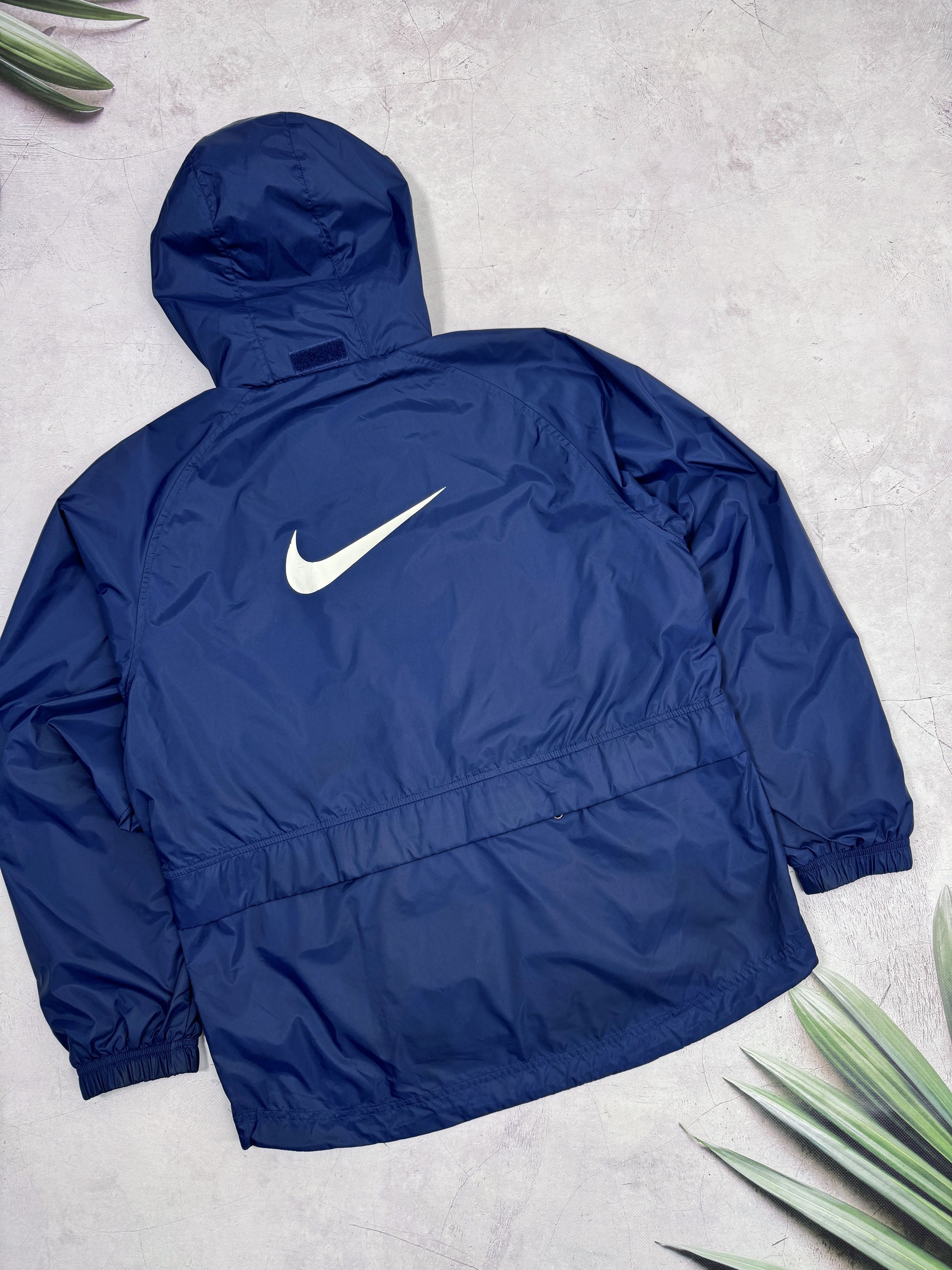 Nike × Vintage Y2K Nike Windbreaker Jacket Nylon Big Back Swoosh Logo Size US M / EU 48-50 / 2 - 17 Thumbnail
