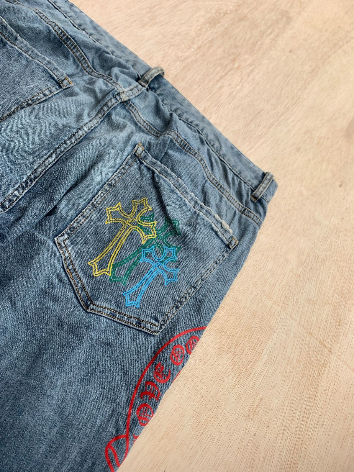 Hysteric Glamour × Japanese Brand Chrome Hearts Style By Hydrogen Design Pants Size US 35 - 5 Thumbnail
