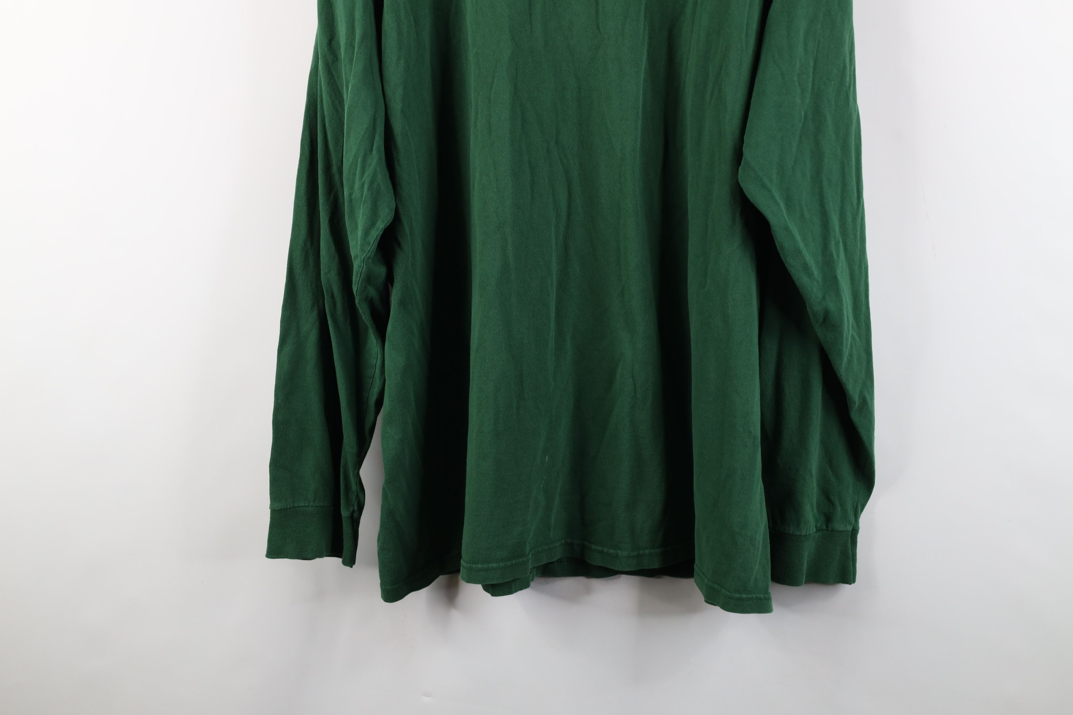 Nike × Vintage Vintage Nike Scott Mini Swoosh Long Sleeve T-Shirt Green Size US XL / EU 56 / 4 - 15 Thumbnail