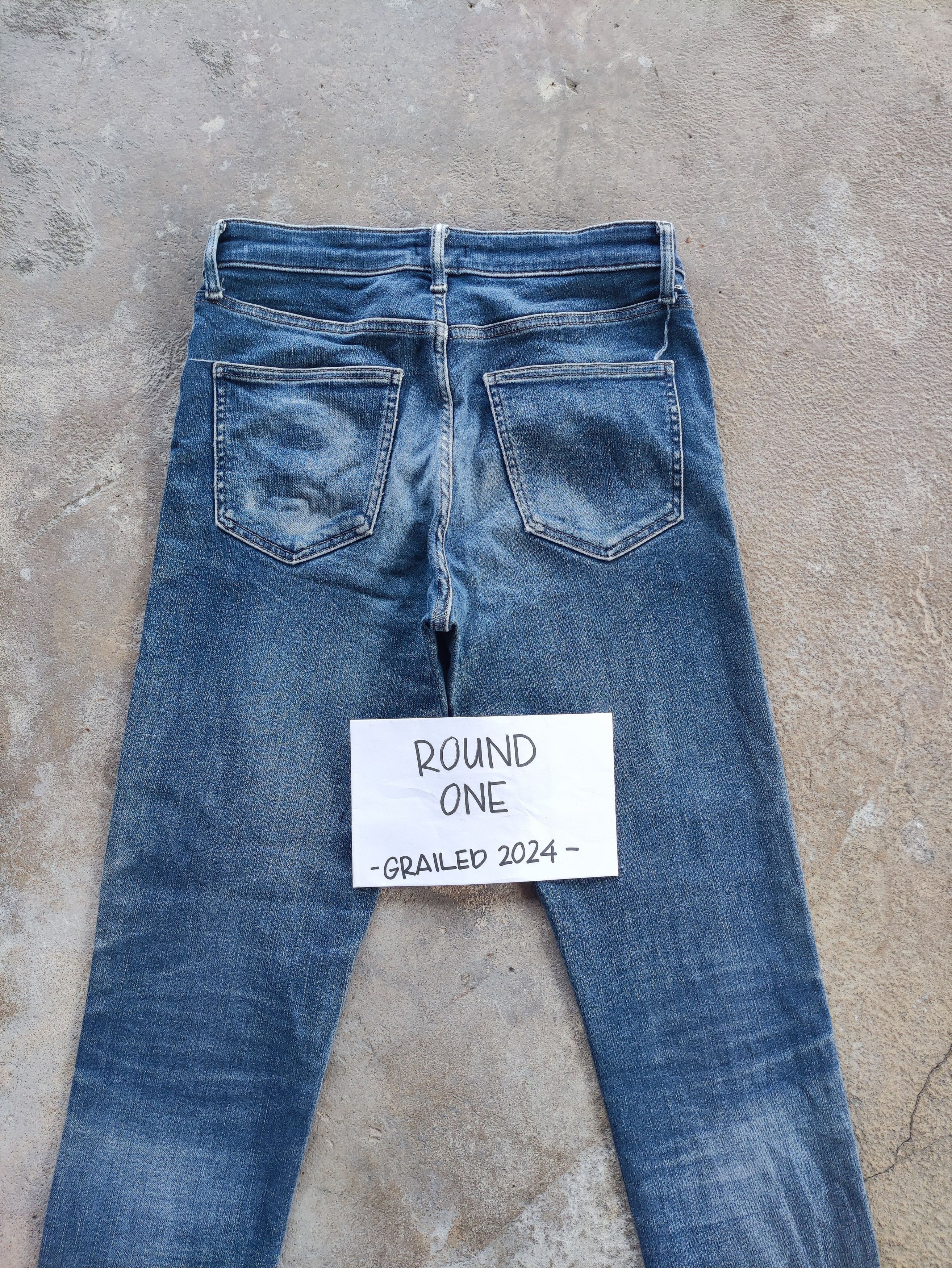 Japanese Brand × Jean Vintage Japanese Jeans Faded Distressed Denim Pants Skinny Size US 30 / EU 46 - 11 Thumbnail