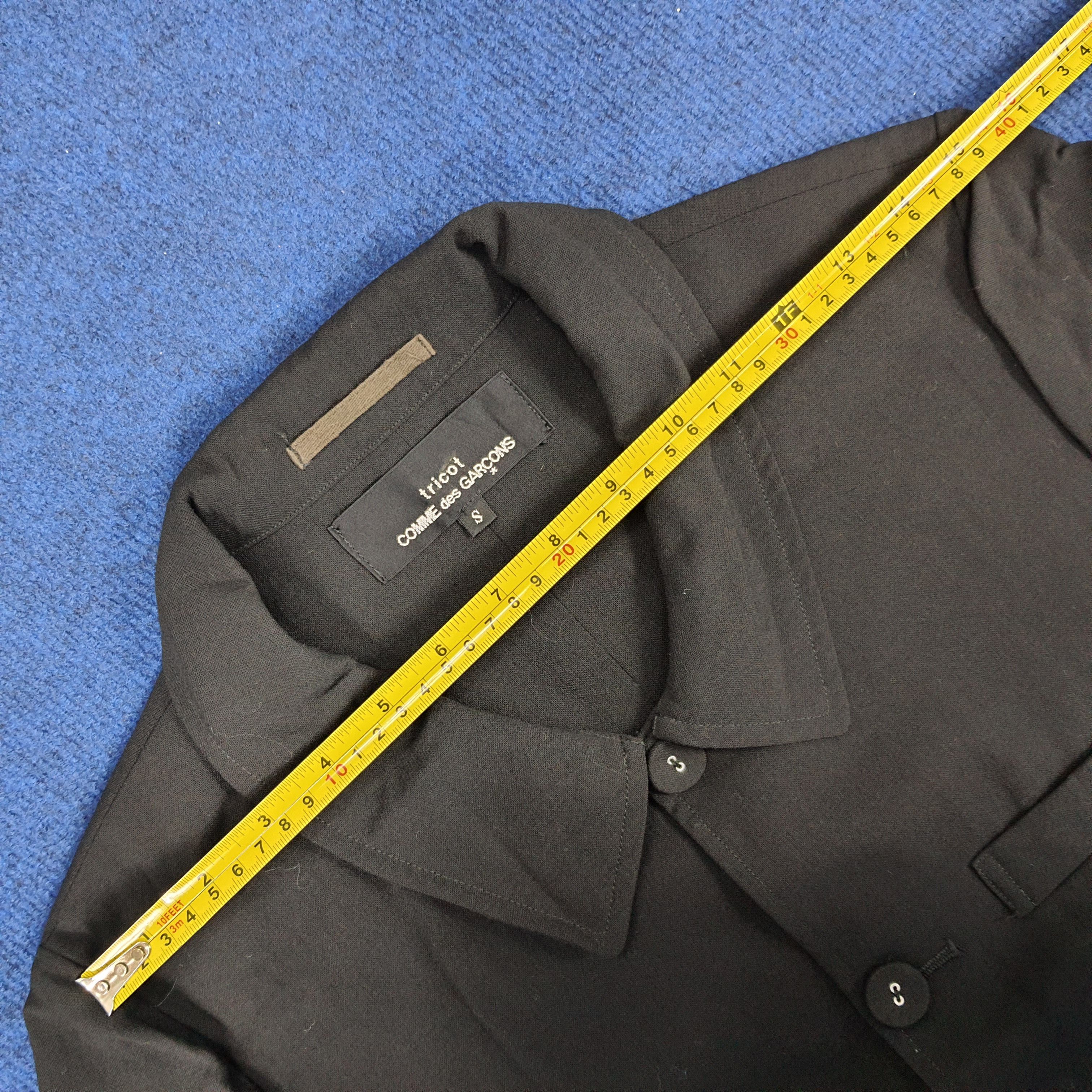 Comme des Garcons × Vintage Vintage Tricot Comme Des Garcons Japanese Brand Blazer Size XS / US 0-2 / IT 36-38 - 8 Thumbnail