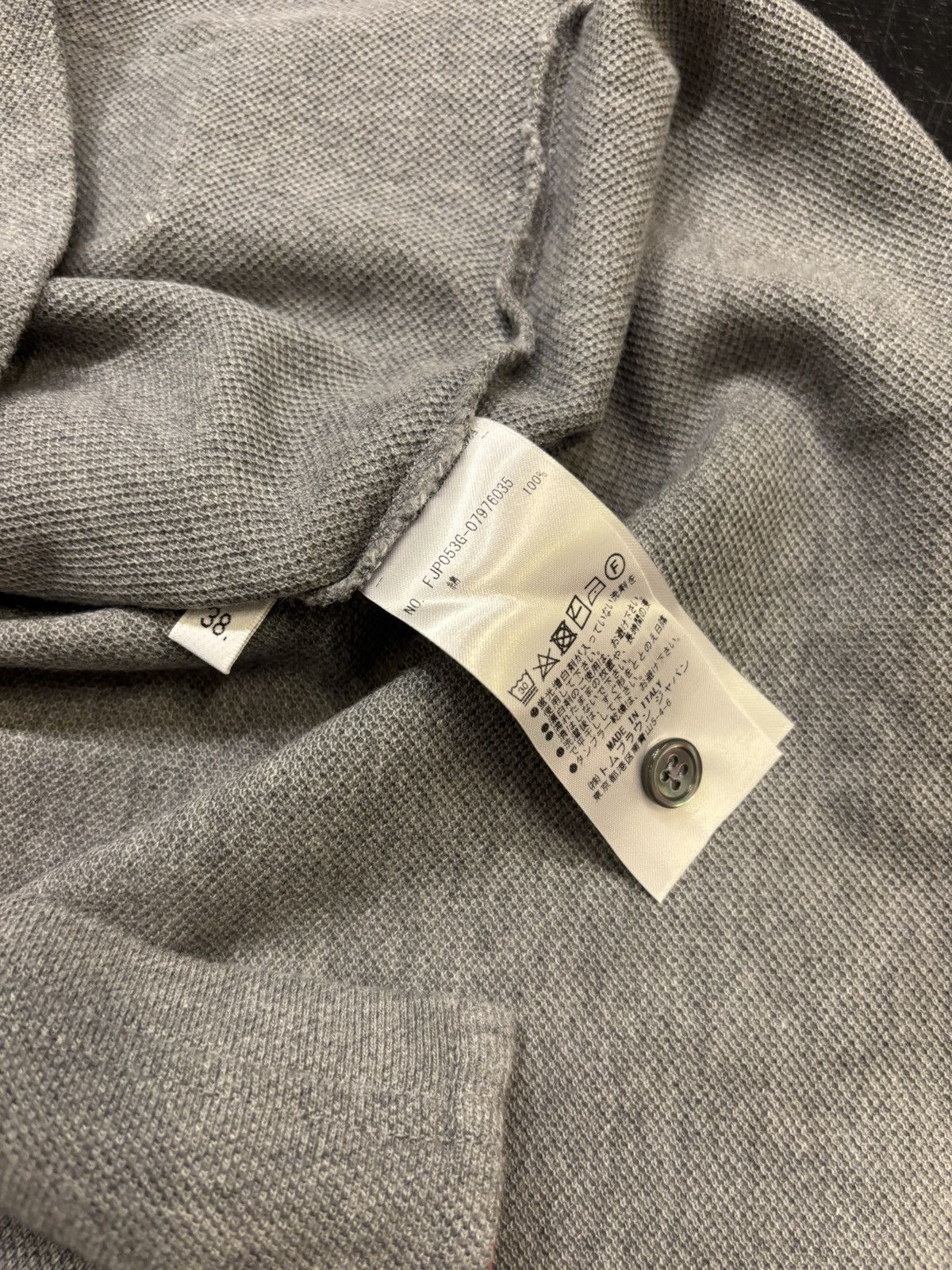 Thom Browne Thom Browne Longsleeve Polo Size US XXS / EU 40 - 5 Thumbnail