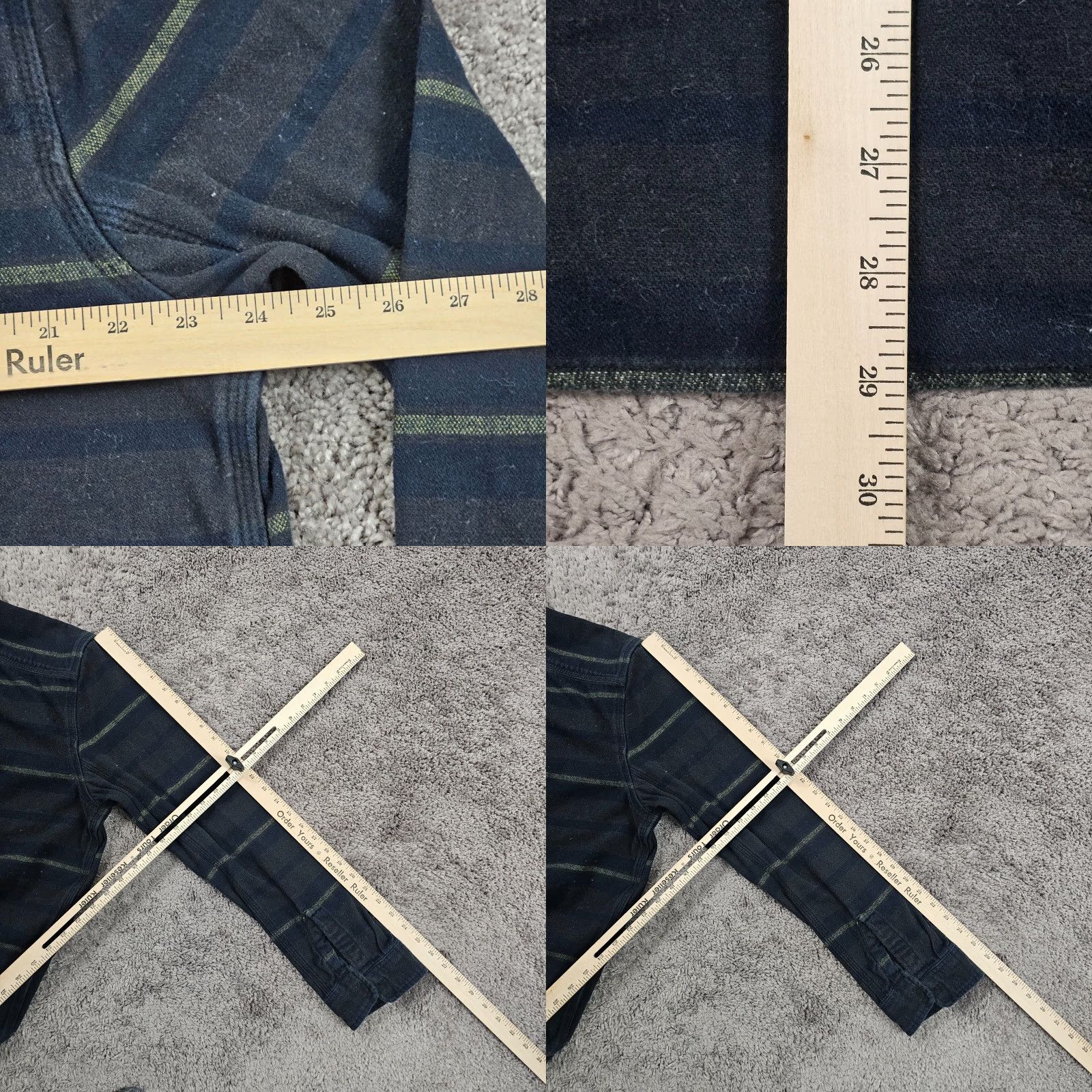 Gap VINTAGE Gap Men's Long Sleeve Casual Shirt XL Blue Stripe Heavyweight Cotton Western Theme Size US XL / EU 56 / 4 - 8 Thumbnail