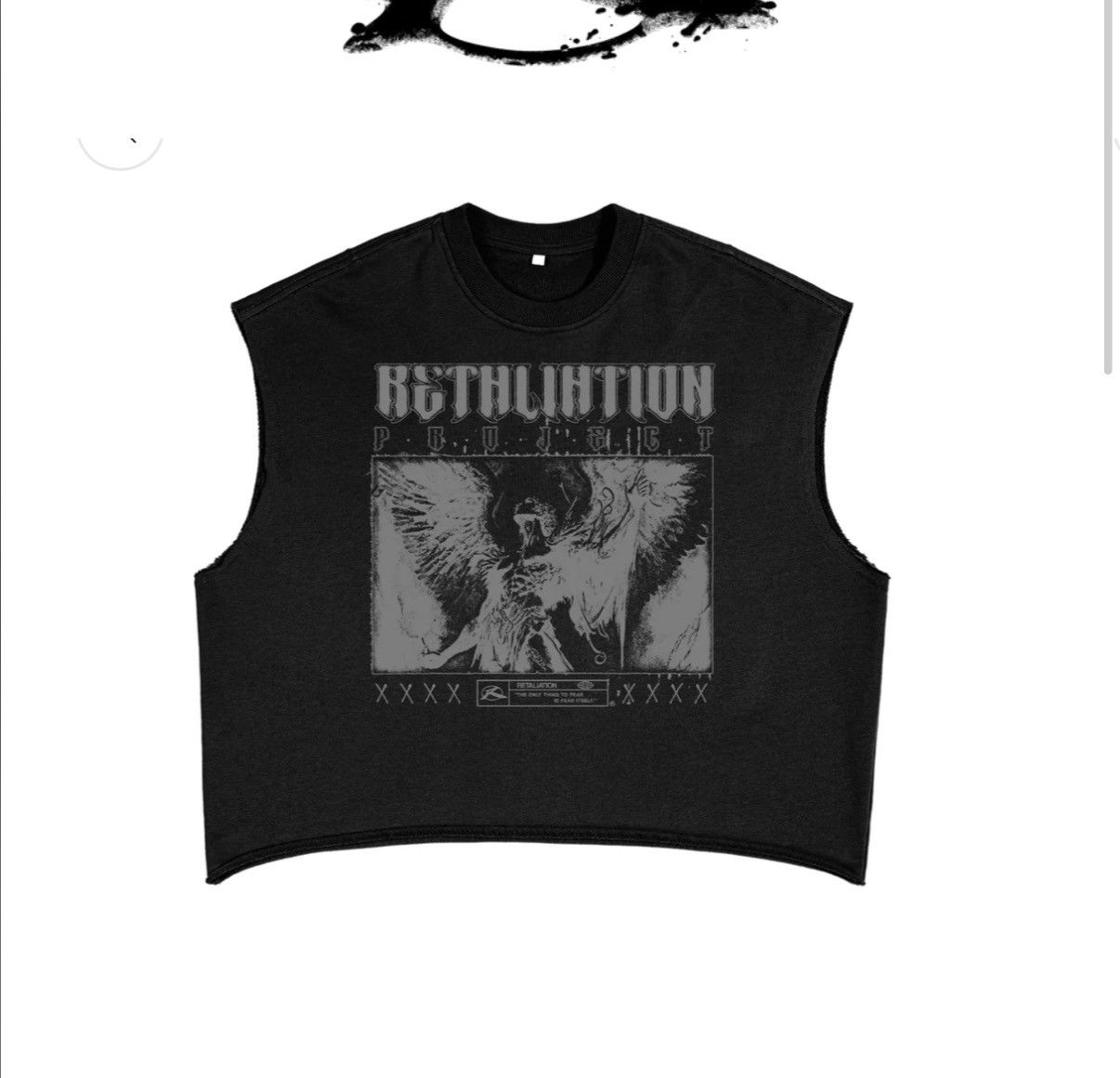 Other Retaliation Project Fear Cut Off Tank sz M Size US M / EU 48-50 / 2 - 3 Thumbnail
