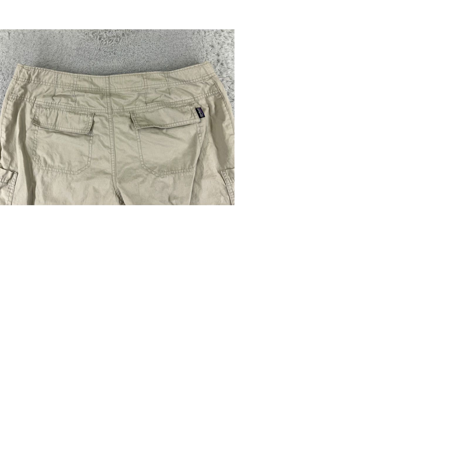 Patagonia Patagonia Pants Women 14 Beige Mandala Capris 100% Cotton Cargo Drawstring 34x21 Capris Womens 14 Beige Mandala 100% Cotton Patagonia Pants Size 36" / US 14 / IT 50 - 10 Thumbnail
