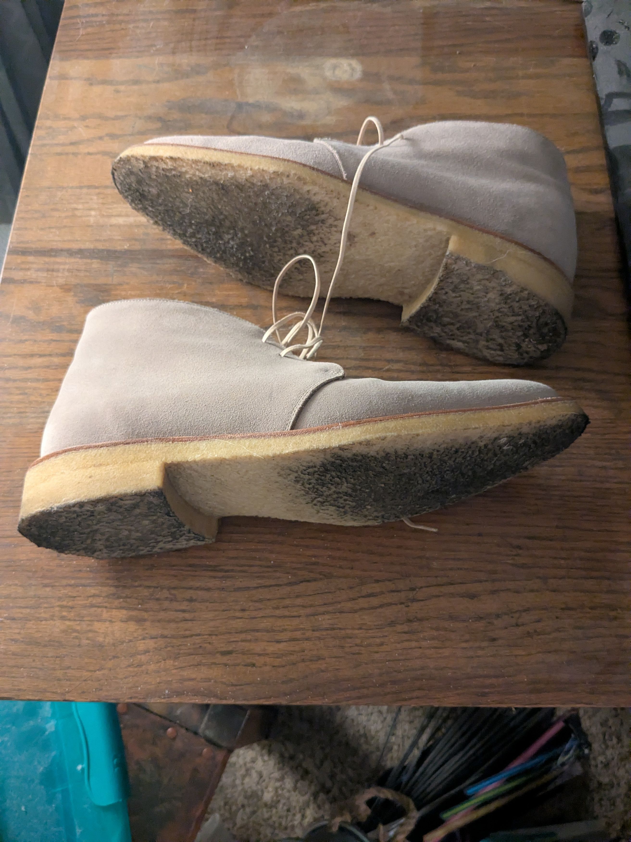Sid Mashburn Grey Chukka Desert Boot Crepe Sole Size US 10.5 / EU 43-44 - 4 Thumbnail