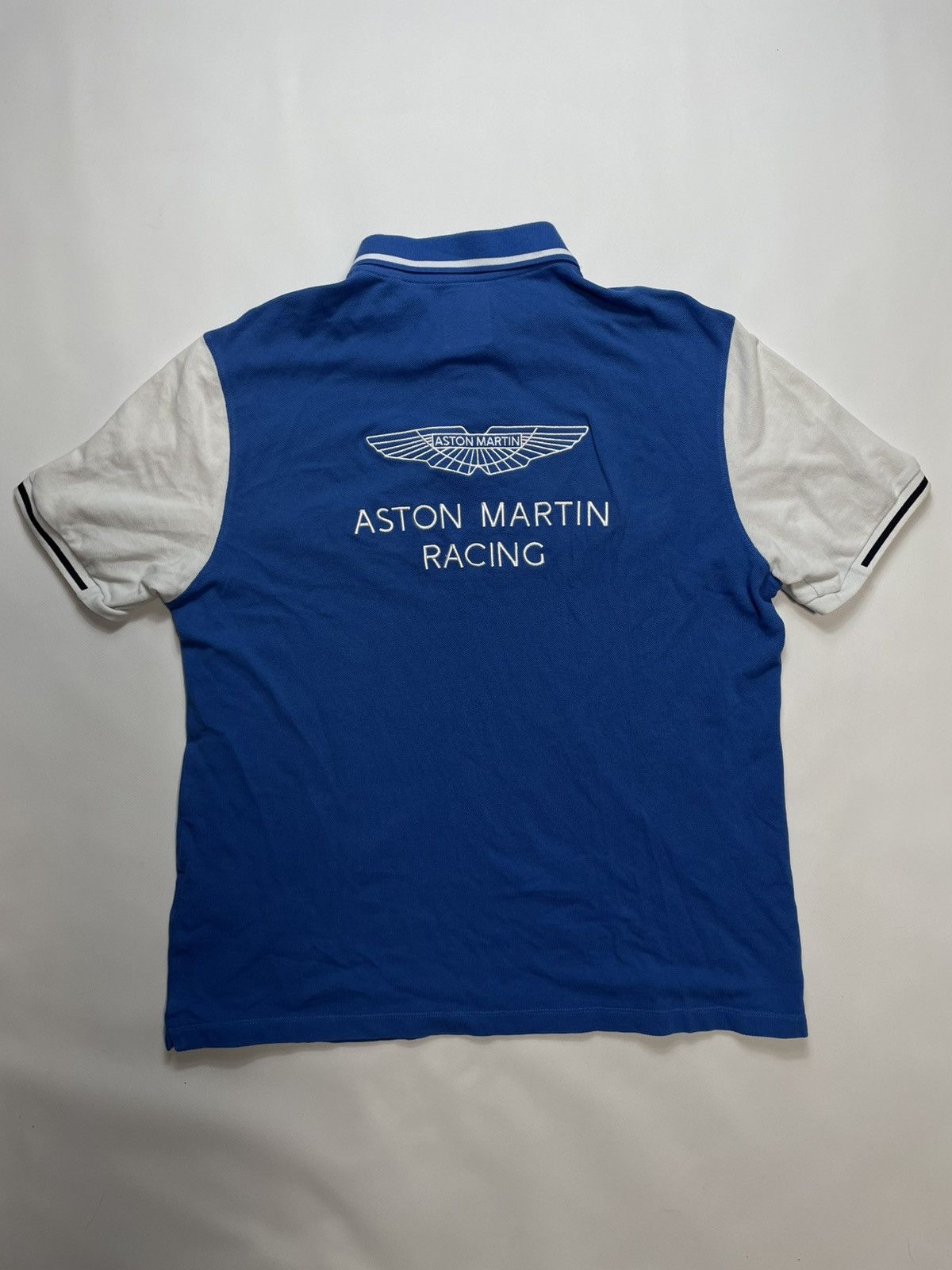 Hackett VINTAGE Hackett Aston Martin F1 Racing Polo XL Size US XL / EU 56 / 4 - 8 Thumbnail