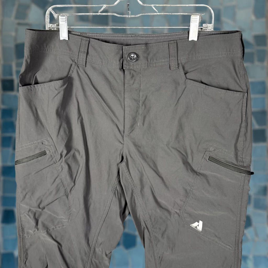 Eddie Bauer Eddie Bauer First Ascent Pants Mens 38x32 Cargo Zip Hike Pro Guide Unlined Gray Regular Size 38"} Size US 38 / EU 54 - 1 Thumbnail