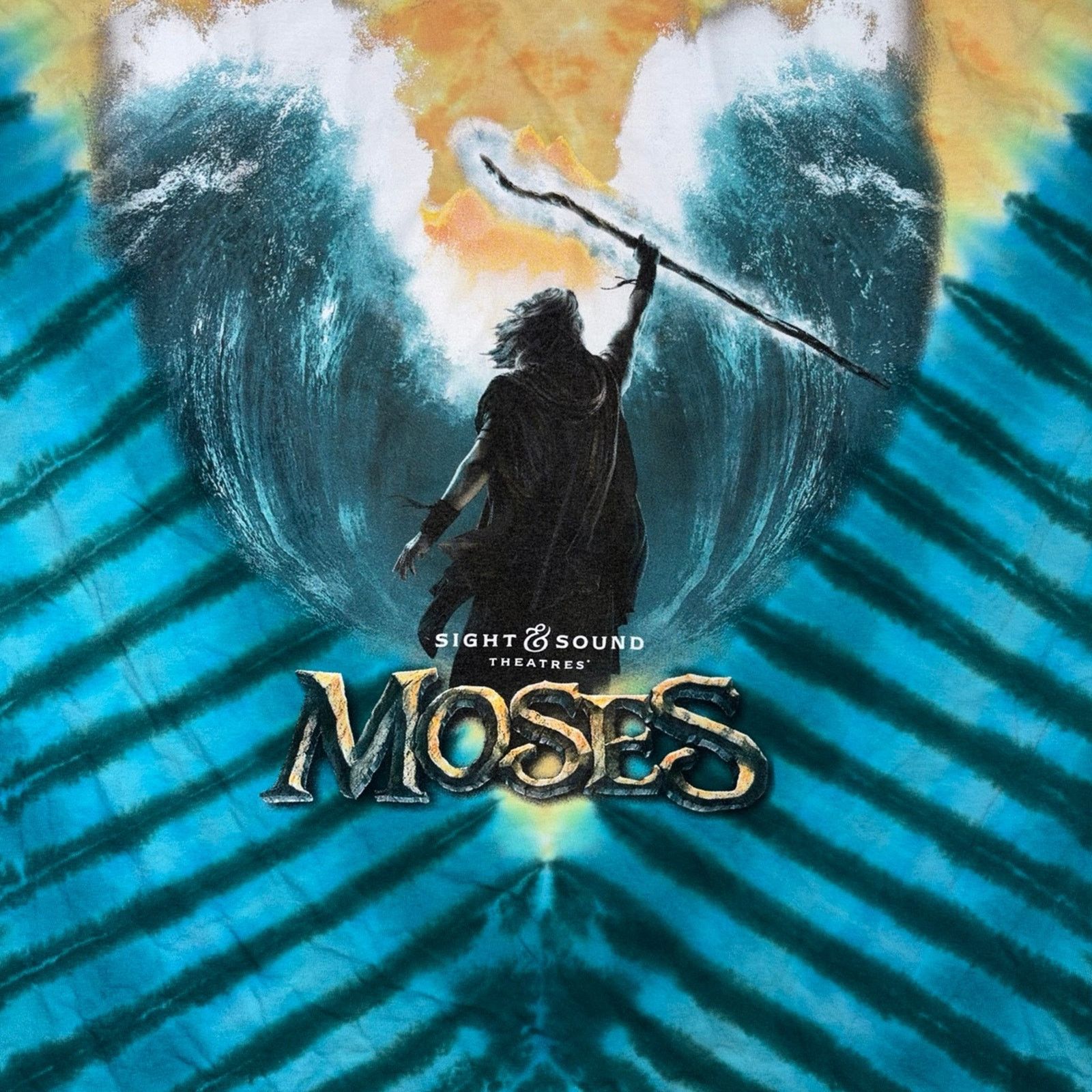 Jerzees Sight & Sound Moses Shirt tie dye all over size large Size US L / EU 52-54 / 3 - 2 Thumbnail