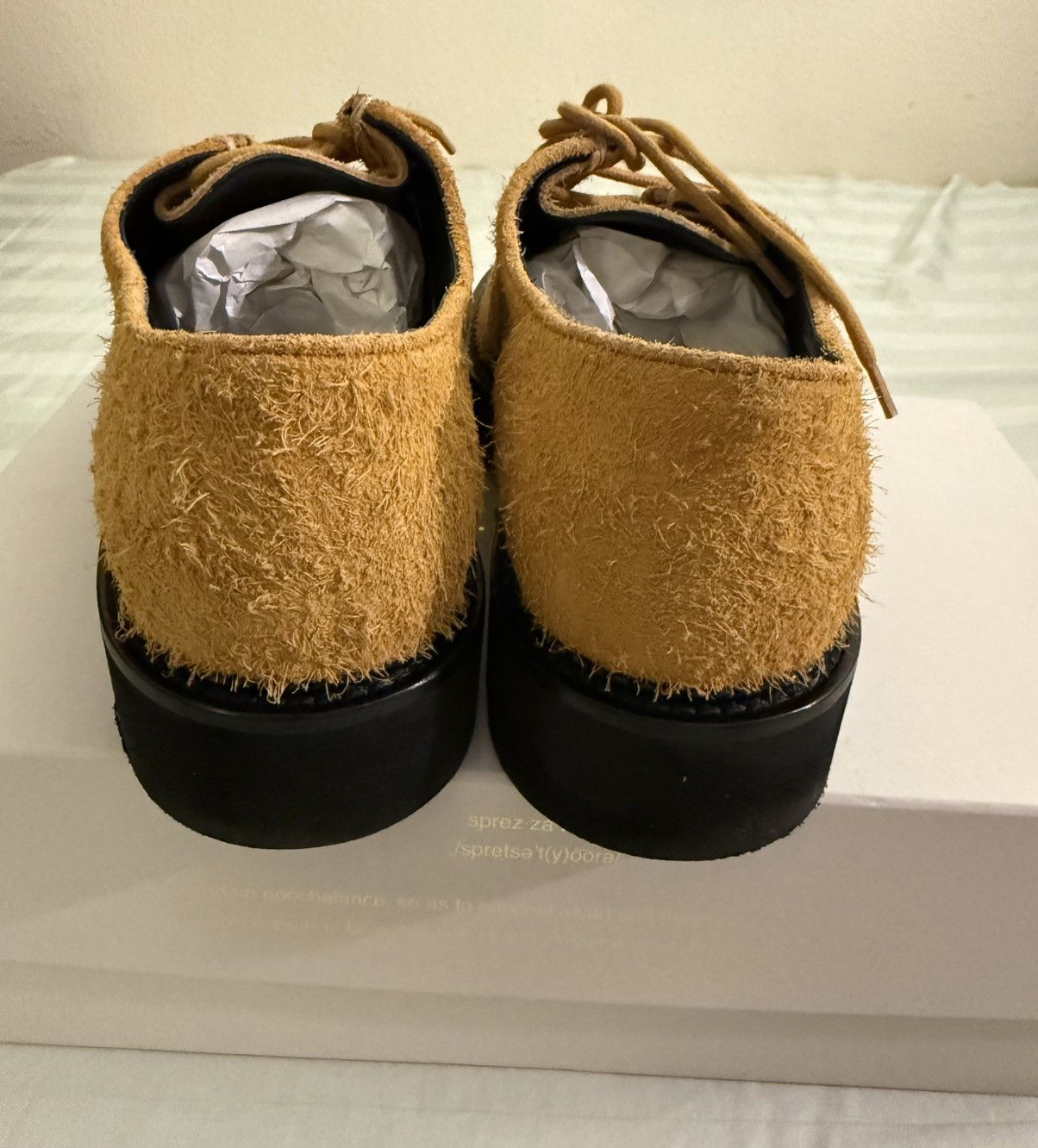 Collegium Collegium Pillar Moc-Toe Derby Shoe Wheat 43 Size US 10 / EU 43 - 4 Thumbnail