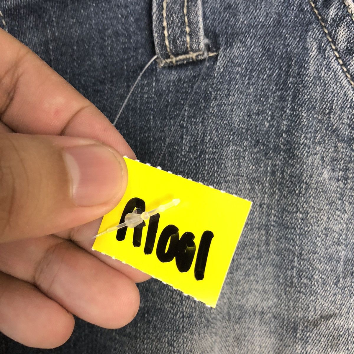 Japanese Brand Japanese Brand Blue Cargo Distressed Denim Pants #A1001 Size US 37 - 12 Thumbnail