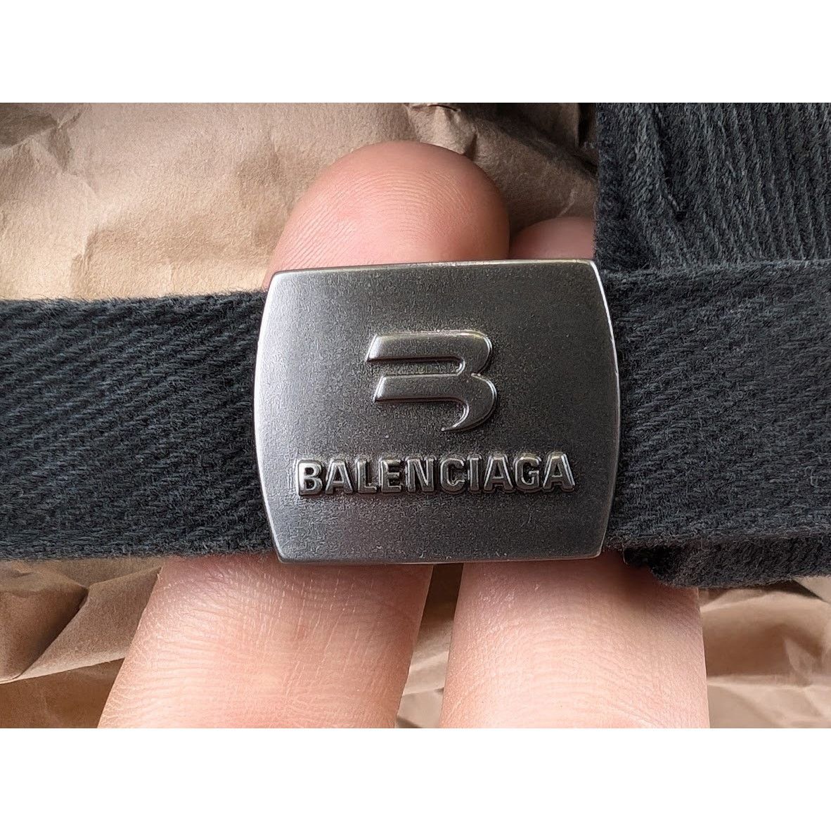 Balenciaga o1rshd1 Size: S / Embroidered Scissors Hat / Cap in Black Size ONE SIZE - 12 Thumbnail